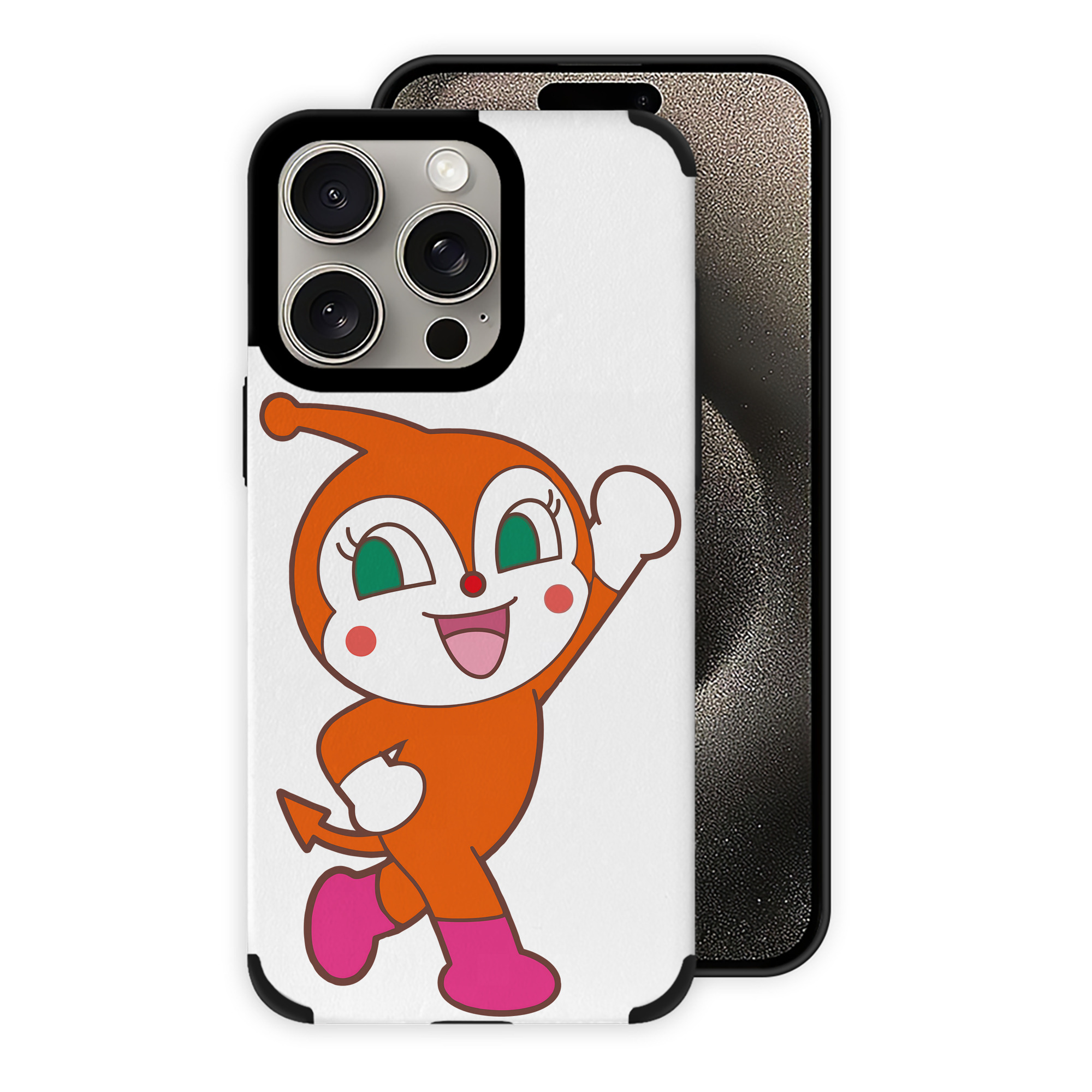 （画像用） アンパンマン Anpanman 【iPhone15ProMax対応】 PUレザー スマホケース 耐衝撃＆黄変防止