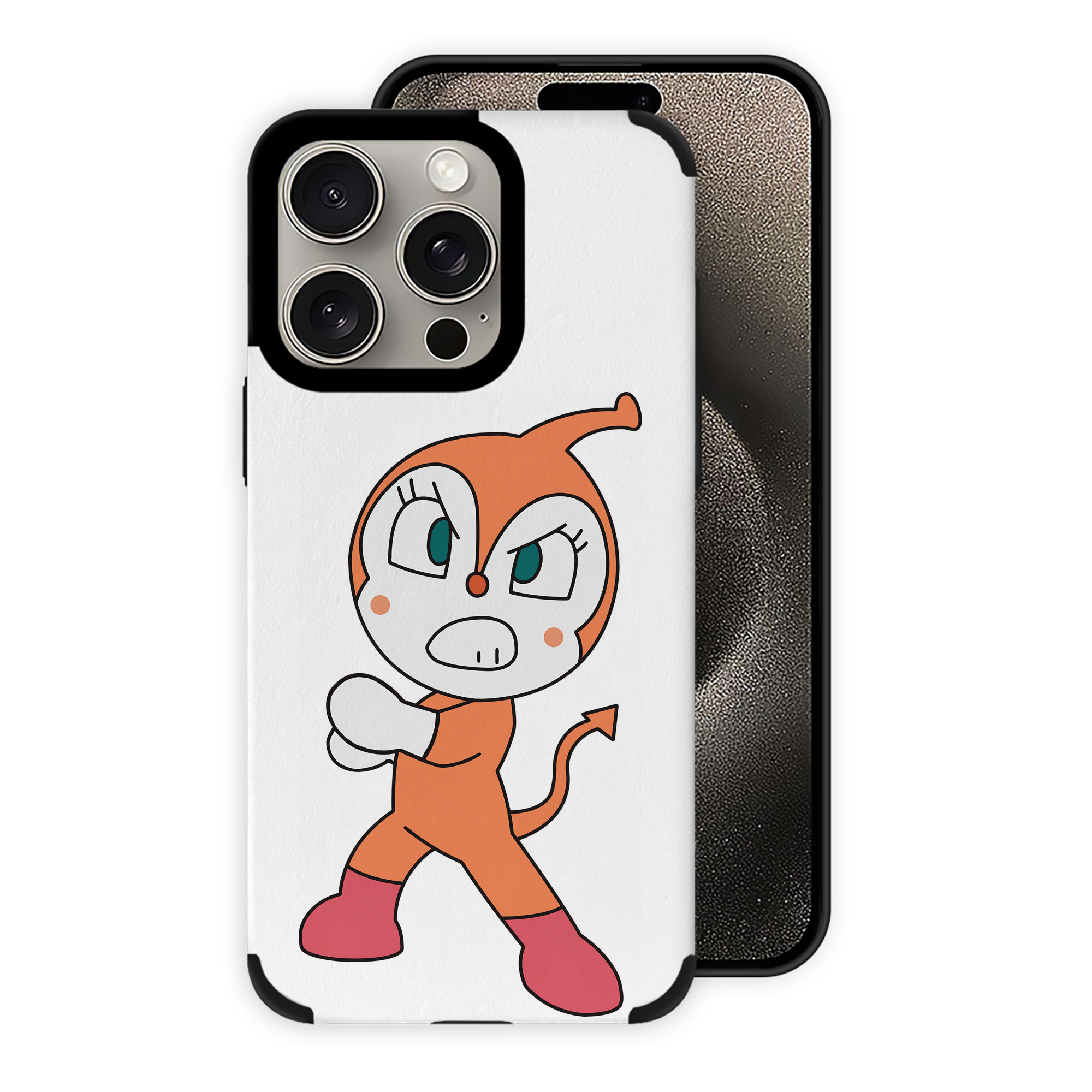 （画像用） アンパンマン Anpanman 【iPhone15ProMax対応】 PUレザー スマホケース 耐衝撃＆黄変防止