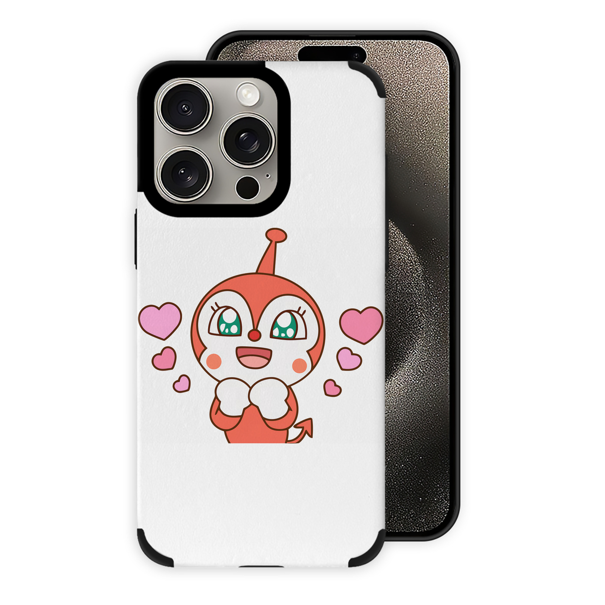 （画像用） アンパンマン Anpanman 【iPhone15ProMax対応】 PUレザー スマホケース 耐衝撃＆黄変防止