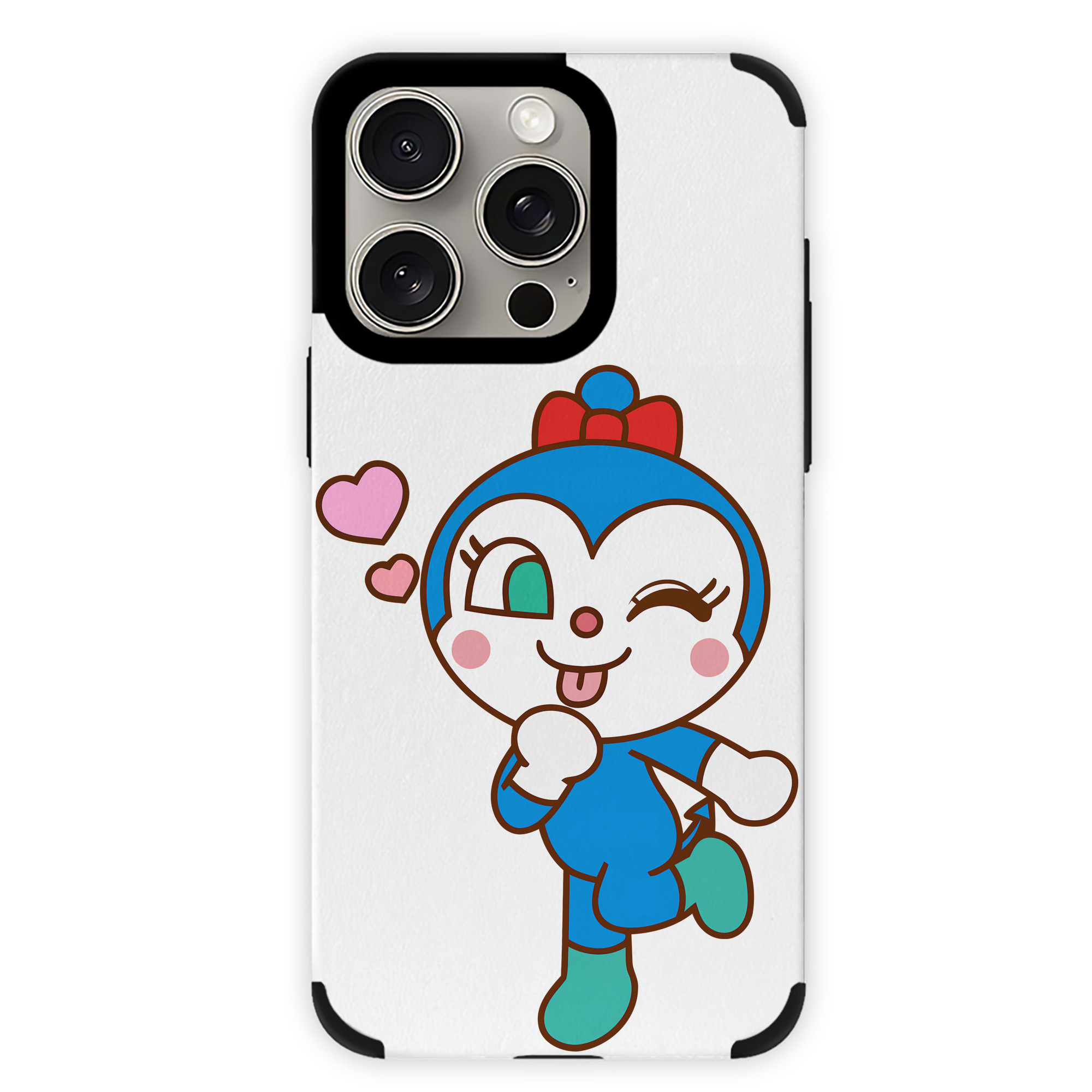 （画像用） アンパンマン Anpanman 【iPhone15ProMax対応】 PUレザー スマホケース 耐衝撃＆黄変防止
