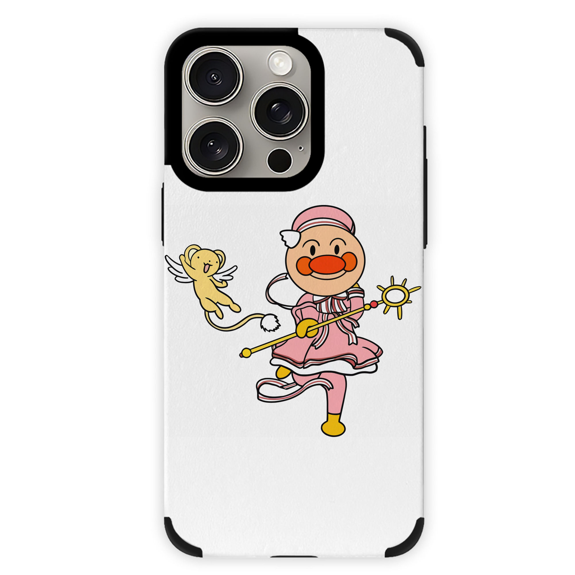 （画像用） アンパンマン Anpanman 【iPhone15ProMax対応】 PUレザー スマホケース 耐衝撃＆黄変防止
