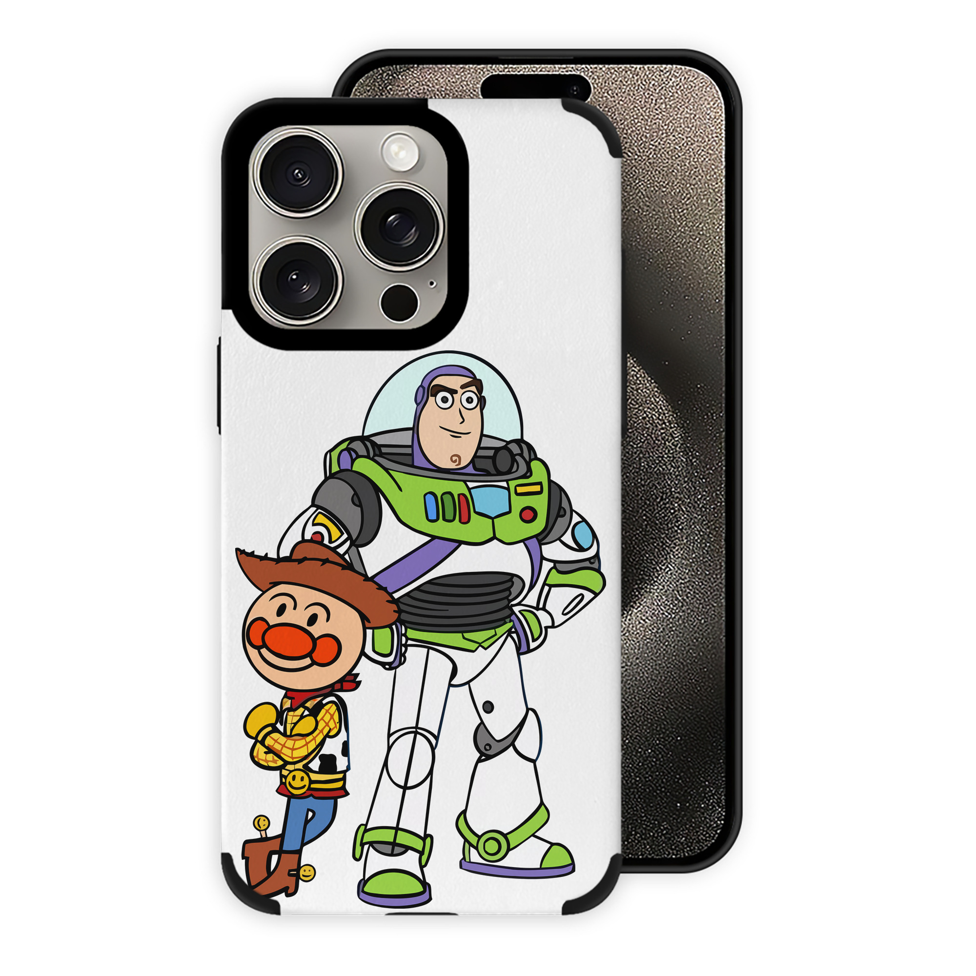 （画像用） アンパンマン Anpanman 【iPhone15ProMax対応】 PUレザー スマホケース 耐衝撃＆黄変防止