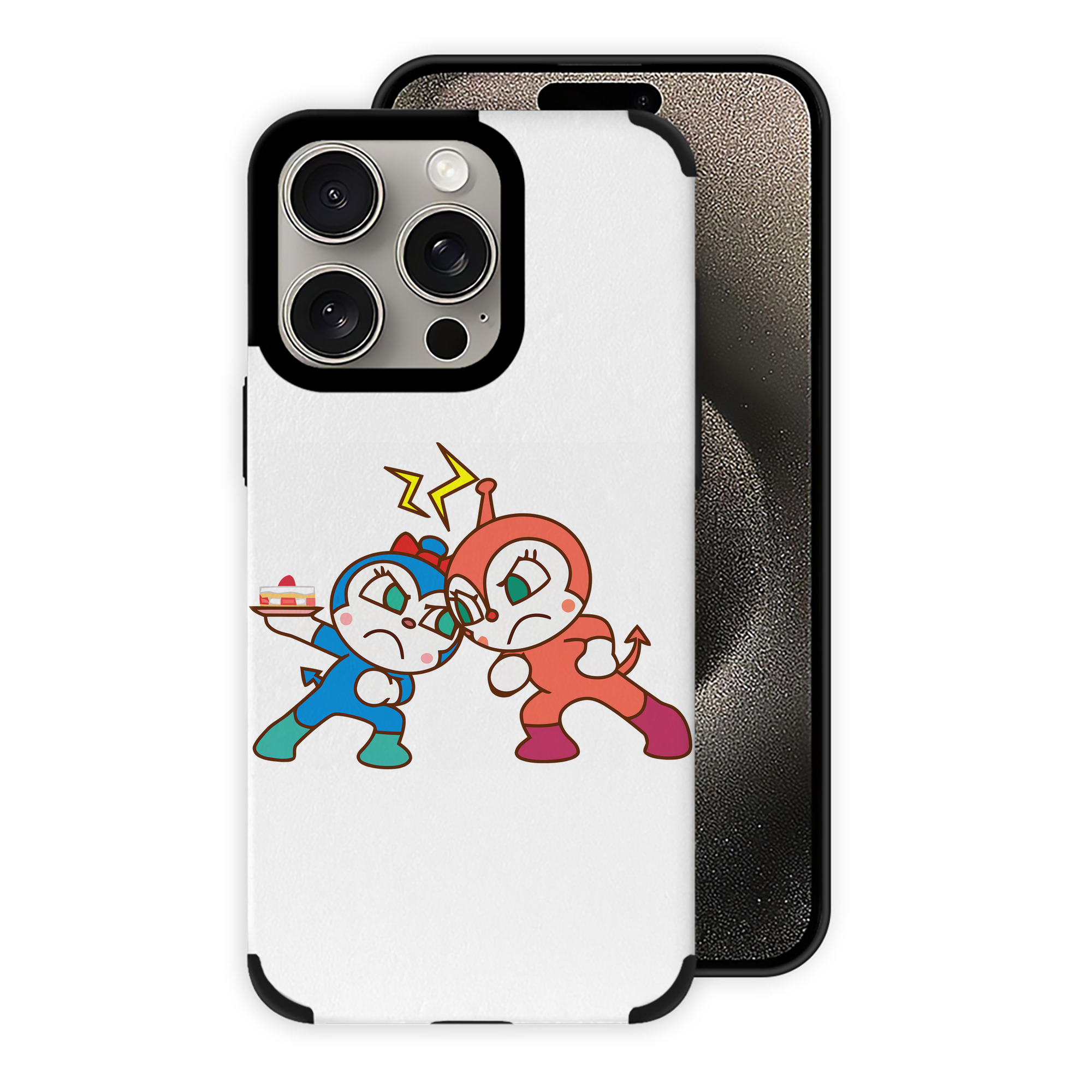 （画像用） アンパンマン Anpanman 【iPhone15ProMax対応】 PUレザー スマホケース 耐衝撃＆黄変防止