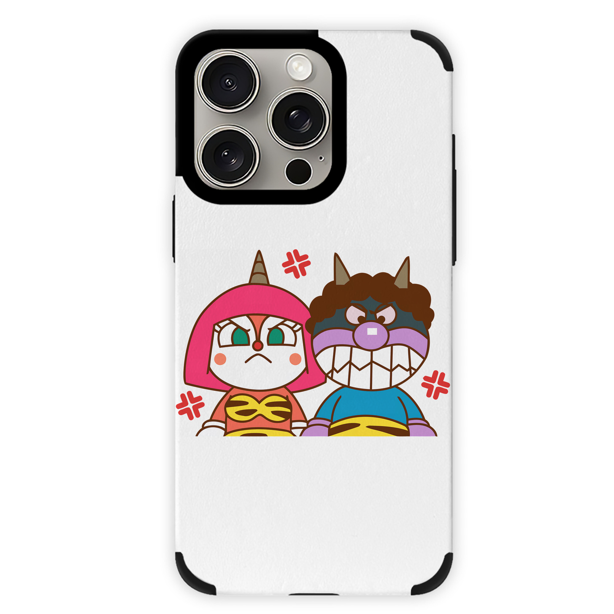 （画像用） アンパンマン Anpanman 【iPhone15ProMax対応】 PUレザー スマホケース 耐衝撃＆黄変防止