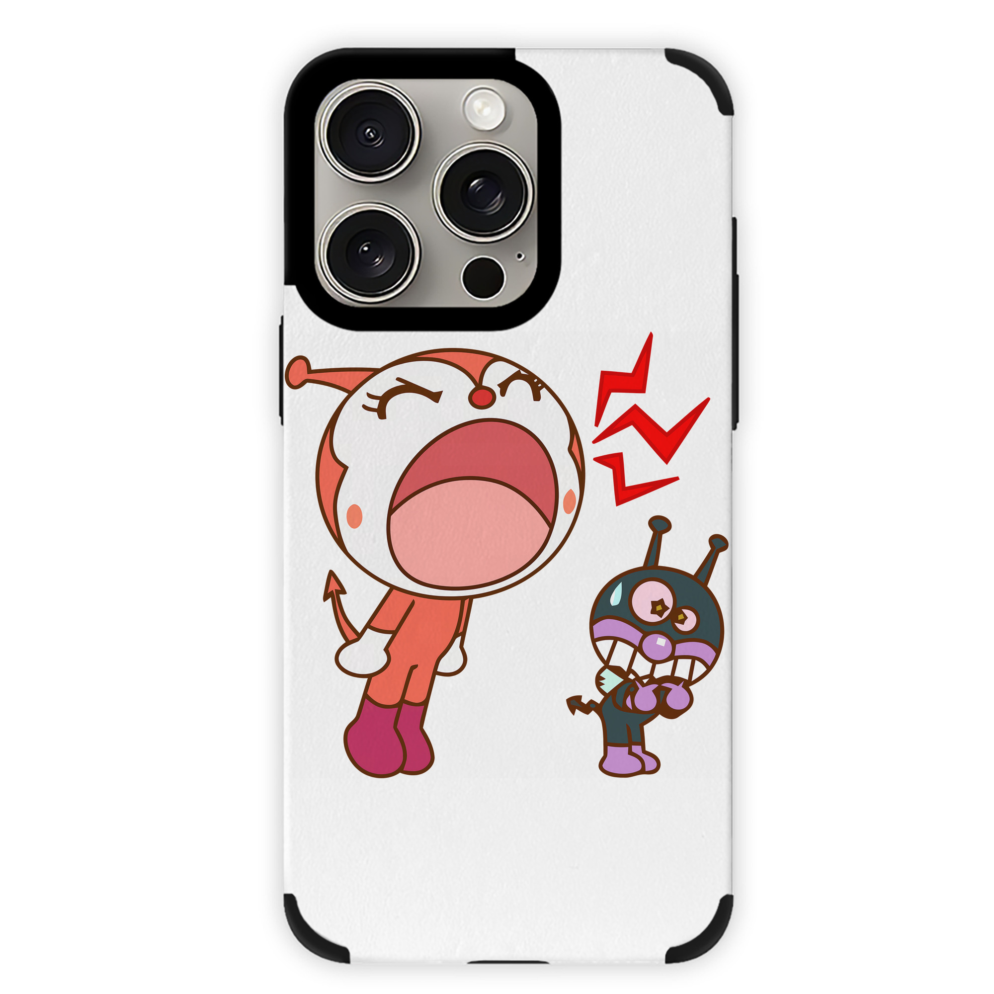 （画像用） アンパンマン Anpanman 【iPhone15ProMax対応】 PUレザー スマホケース 耐衝撃＆黄変防止