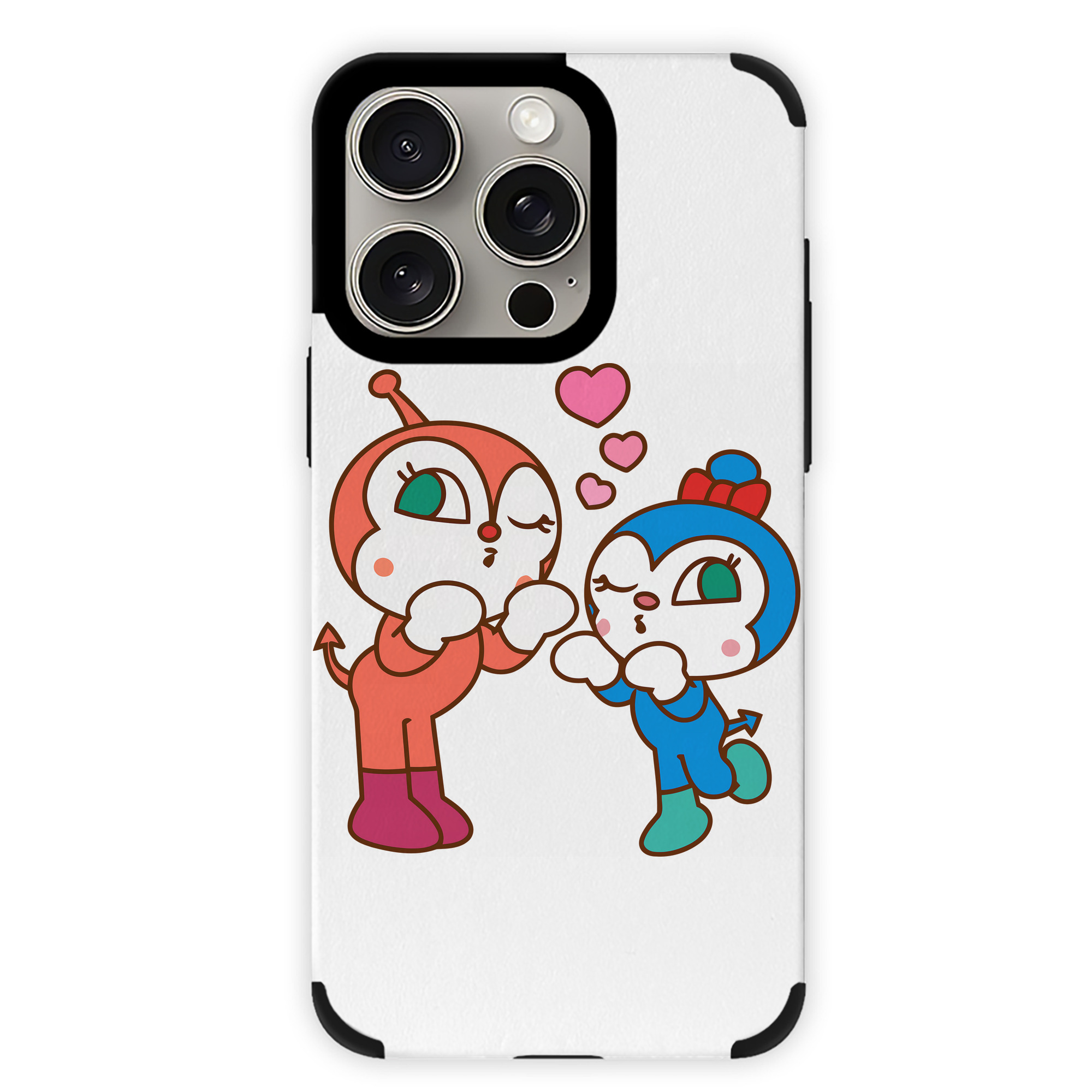 （画像用） アンパンマン Anpanman 【iPhone15ProMax対応】 PUレザー スマホケース 耐衝撃＆黄変防止