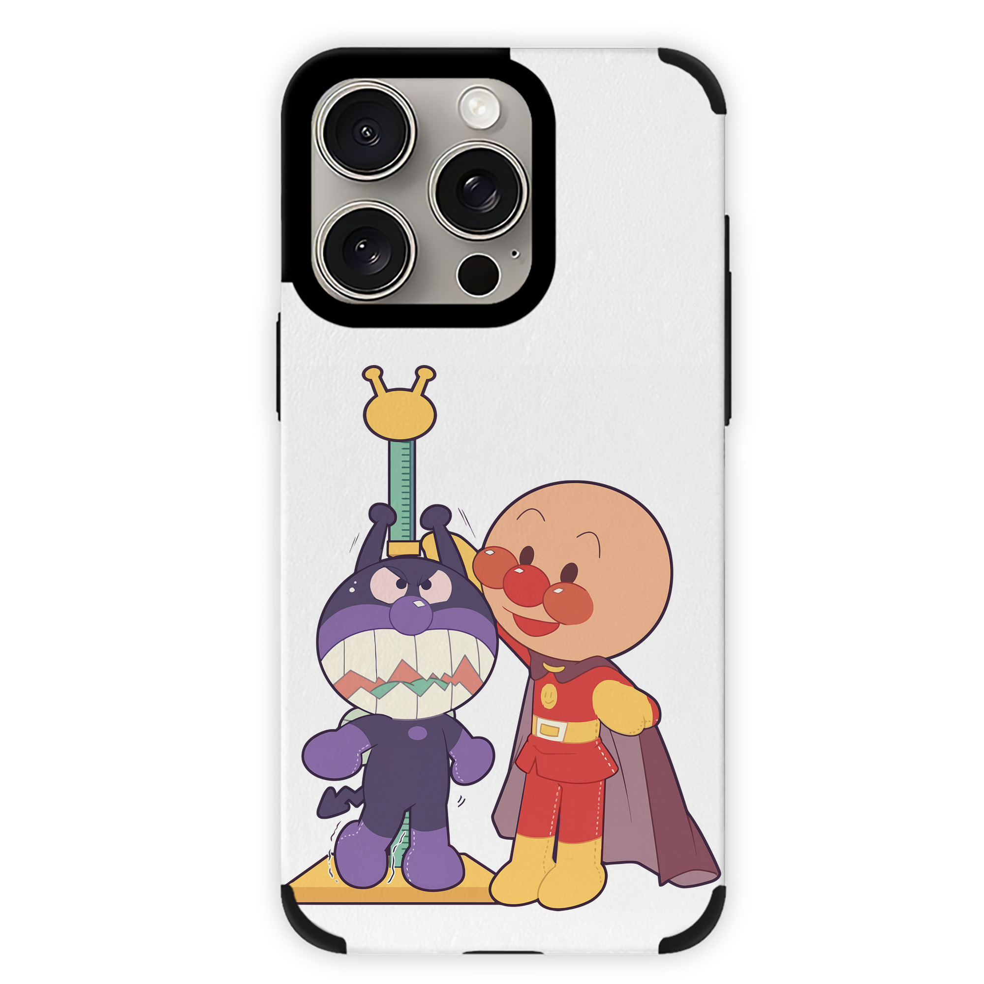 （画像用） アンパンマン Anpanman 【iPhone15ProMax対応】 PUレザー スマホケース 耐衝撃＆黄変防止
