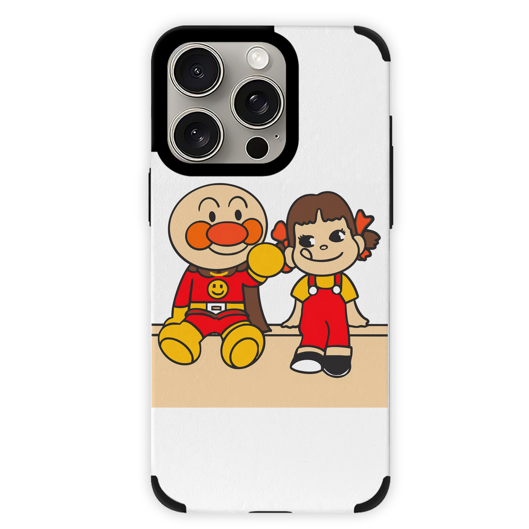 （画像用） アンパンマン Anpanman 【iPhone15ProMax対応】 PUレザー スマホケース 耐衝撃＆黄変防止