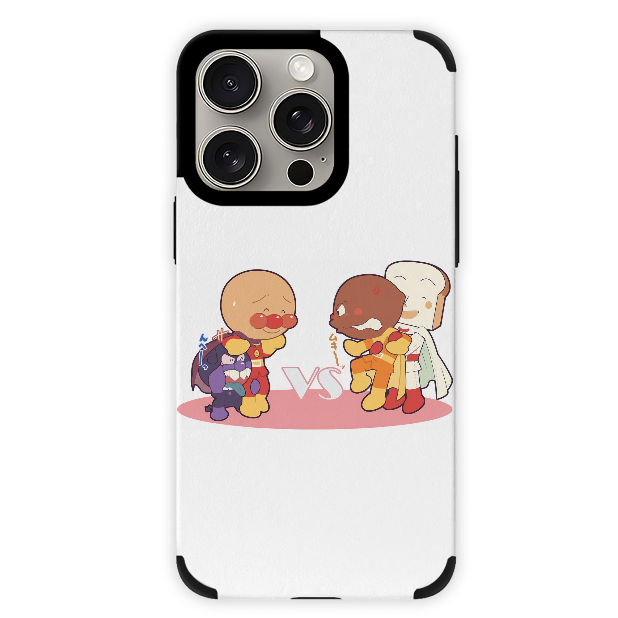 （画像用） アンパンマン Anpanman 【iPhone15ProMax対応】 PUレザー スマホケース 耐衝撃＆黄変防止