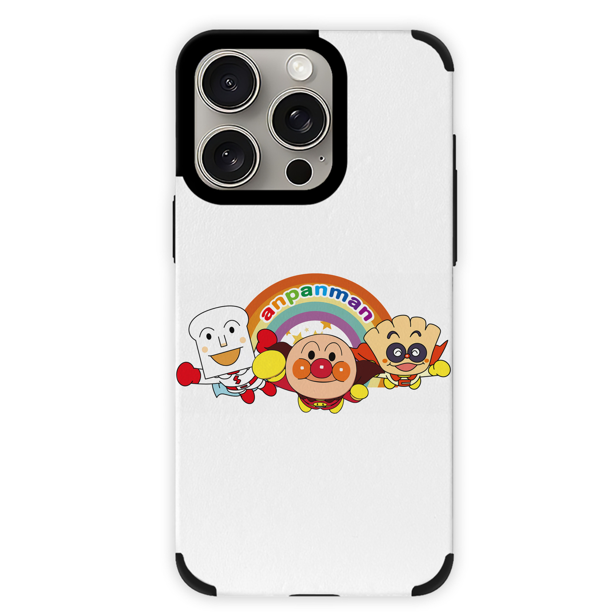 （画像用） アンパンマン Anpanman 【iPhone15ProMax対応】 PUレザー スマホケース 耐衝撃＆黄変防止