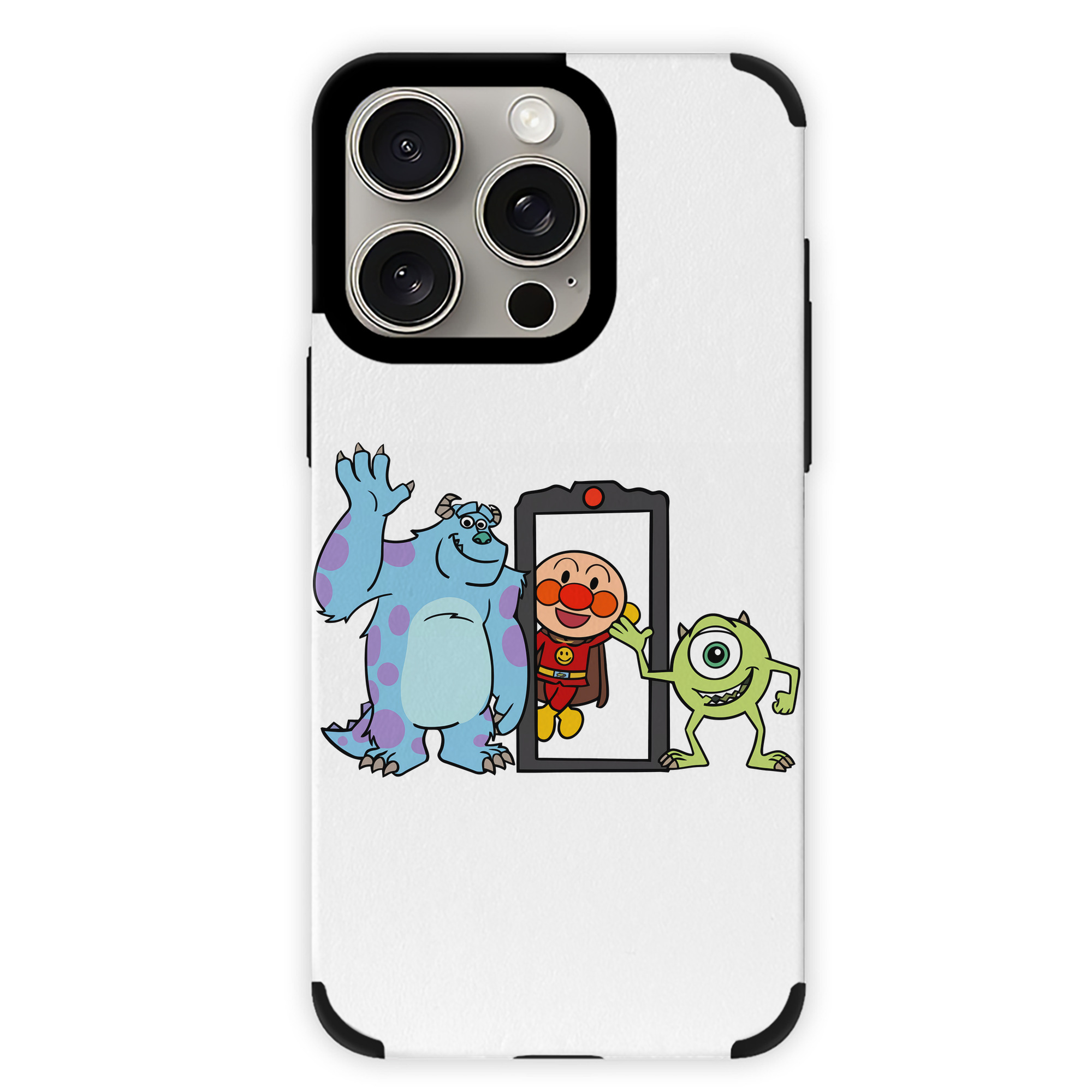 （画像用） アンパンマン Anpanman 【iPhone15ProMax対応】 PUレザー スマホケース 耐衝撃＆黄変防止