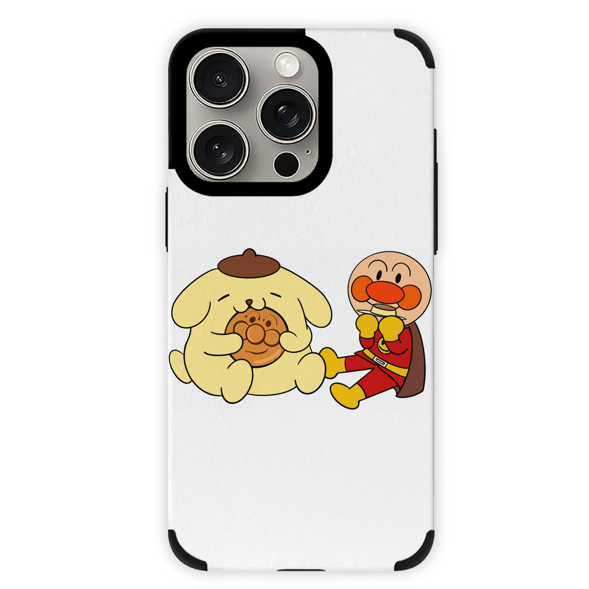 （画像用） アンパンマン Anpanman 【iPhone15ProMax対応】 PUレザー スマホケース 耐衝撃＆黄変防止