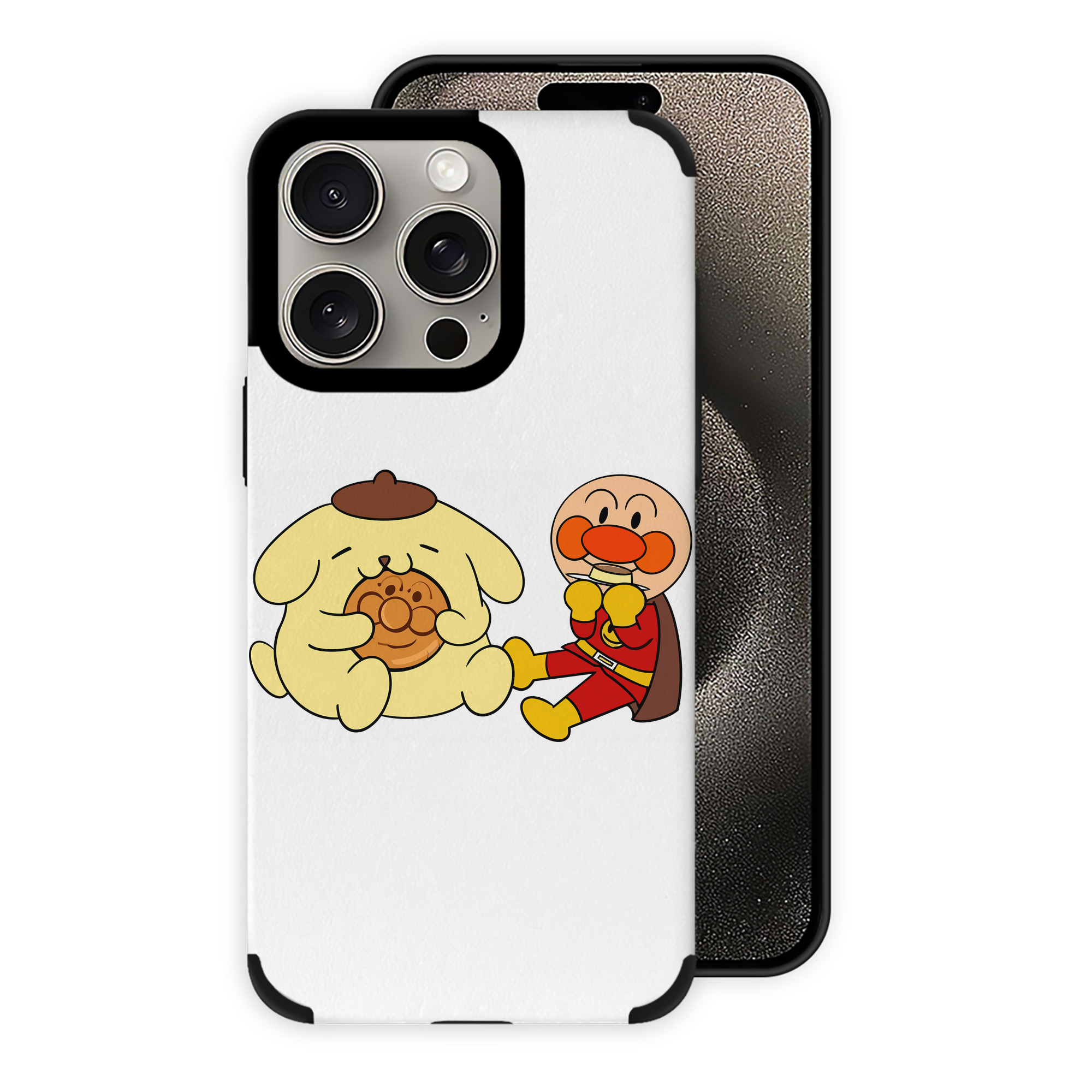 （画像用） アンパンマン Anpanman 【iPhone15ProMax対応】 PUレザー スマホケース 耐衝撃＆黄変防止