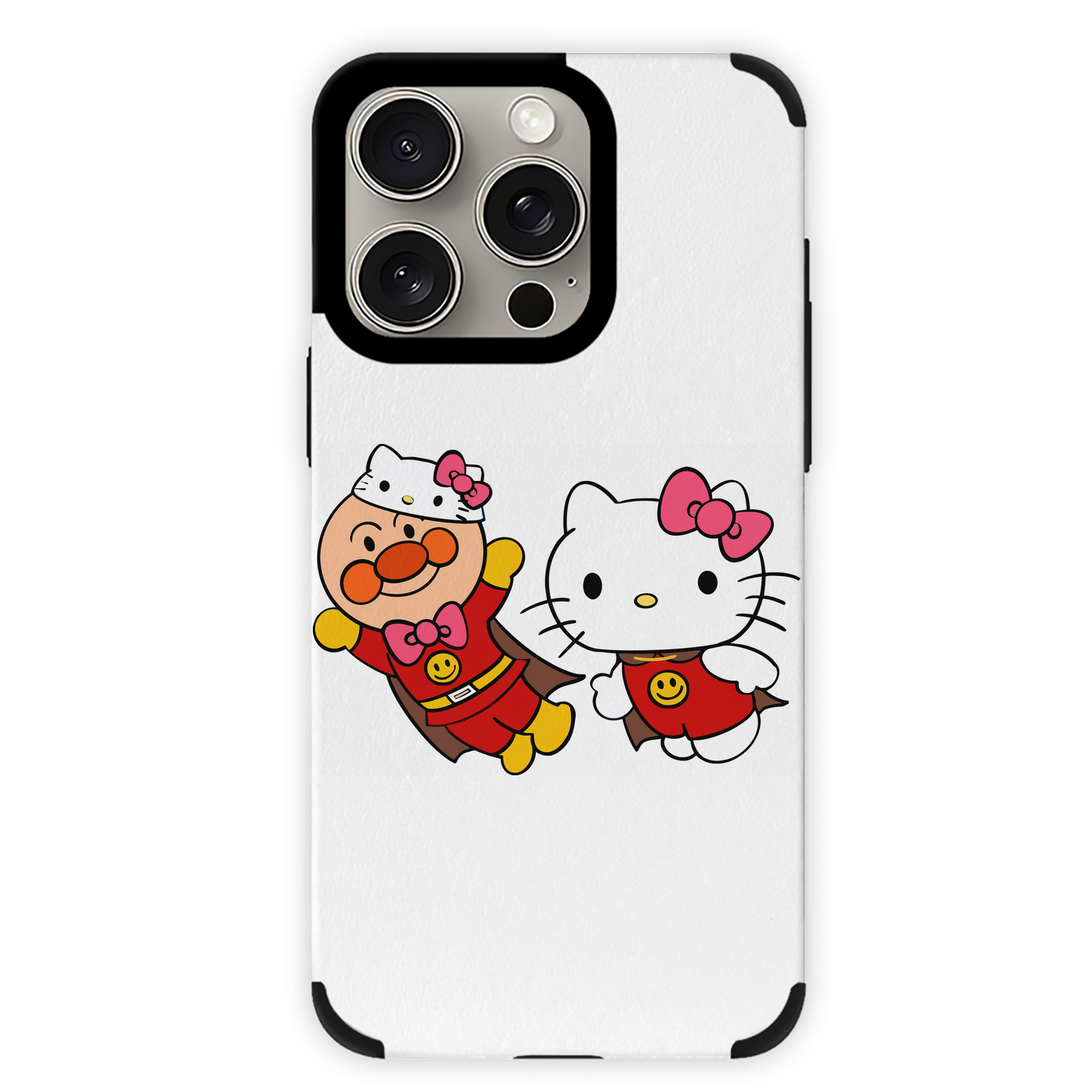 （画像用） アンパンマン Anpanman 【iPhone15ProMax対応】 PUレザー スマホケース 耐衝撃＆黄変防止