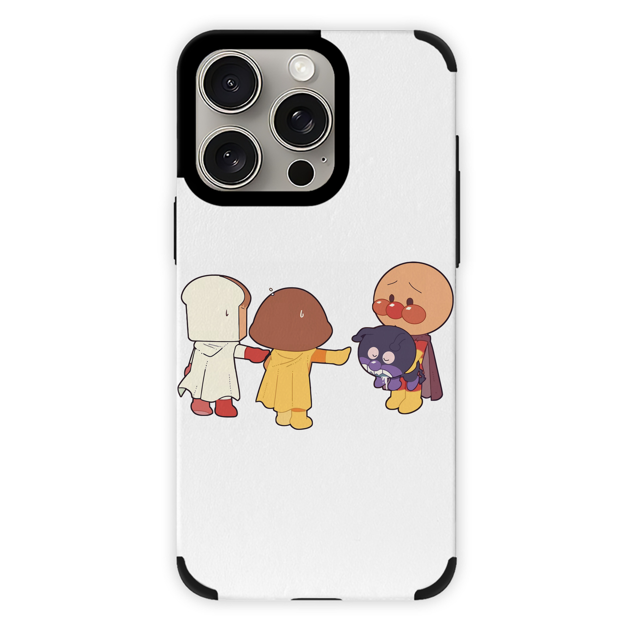 （画像用） アンパンマン Anpanman 【iPhone15ProMax対応】 PUレザー スマホケース 耐衝撃＆黄変防止