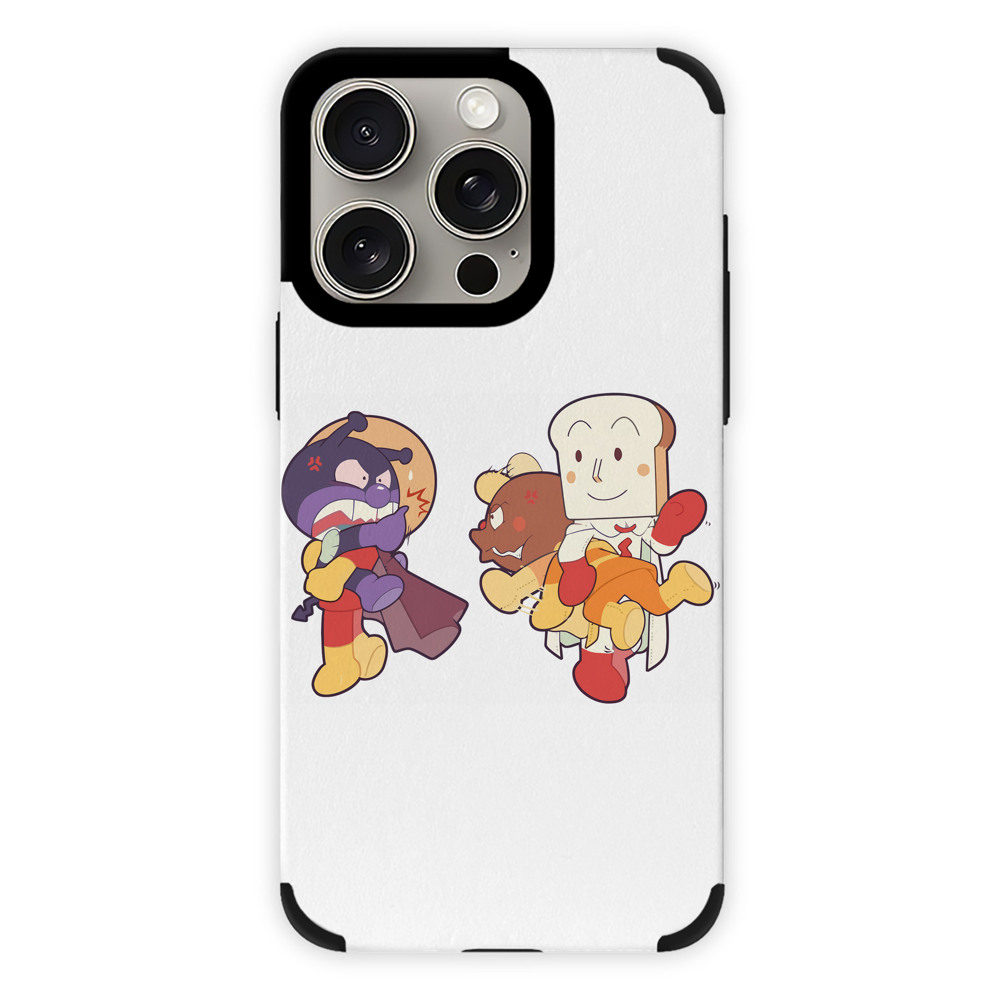 （画像用） アンパンマン Anpanman 【iPhone15ProMax対応】 PUレザー スマホケース 耐衝撃＆黄変防止
