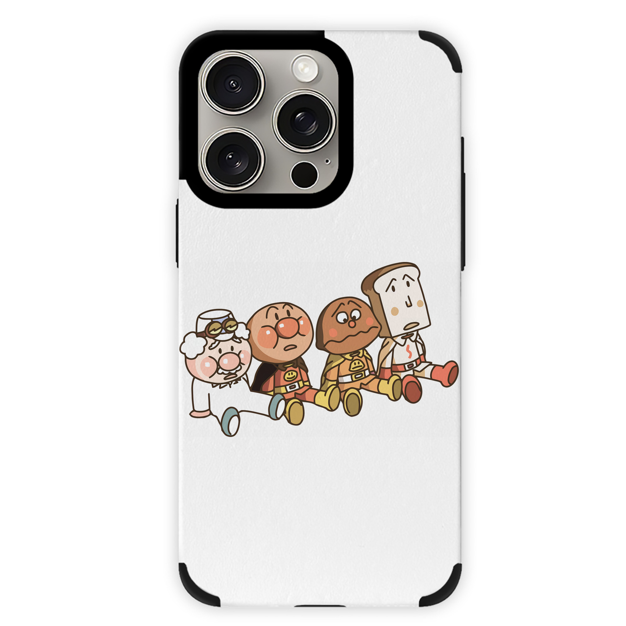 （画像用） アンパンマン Anpanman 【iPhone15ProMax対応】 PUレザー スマホケース 耐衝撃＆黄変防止