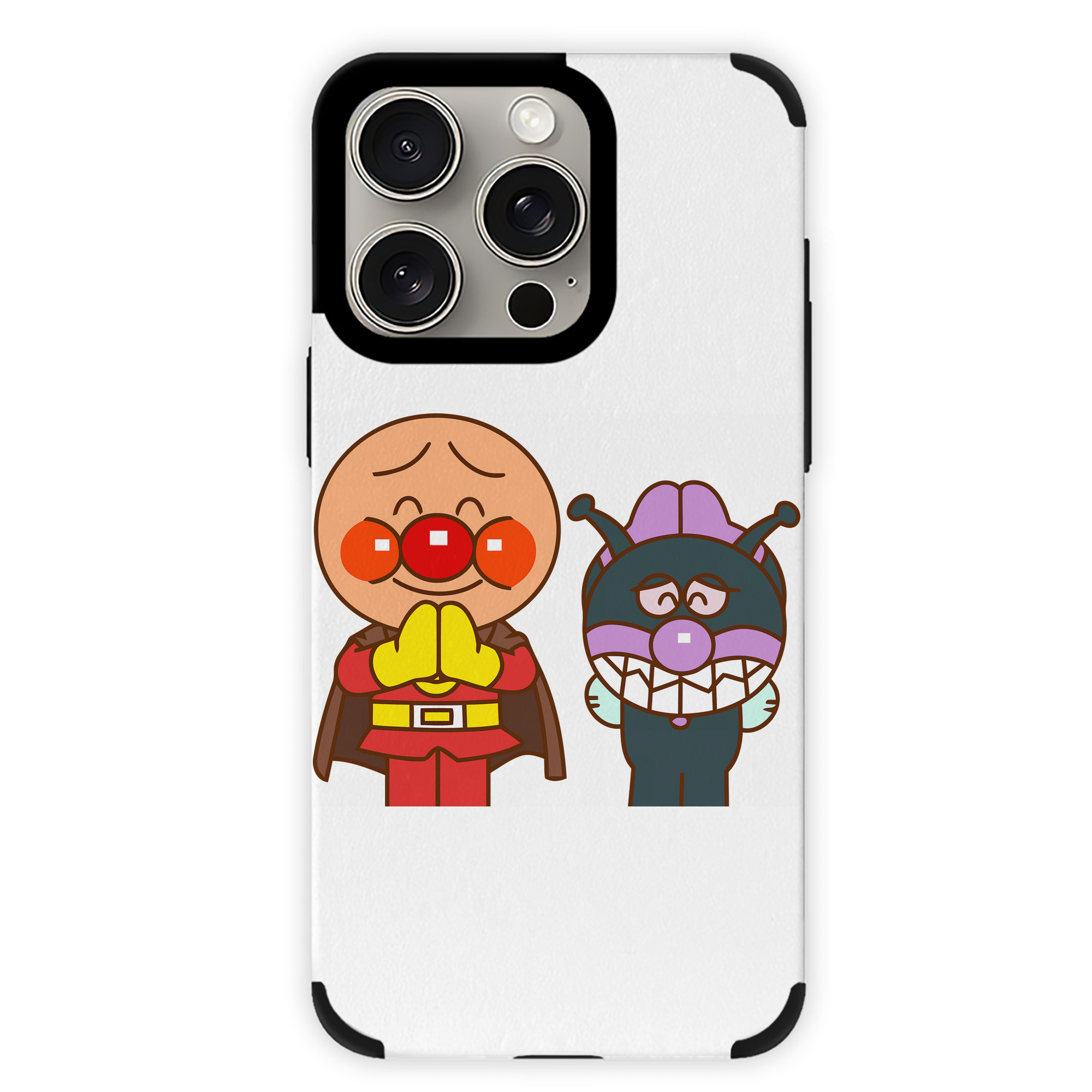（画像用） アンパンマン Anpanman 【iPhone15ProMax対応】 PUレザー スマホケース 耐衝撃＆黄変防止