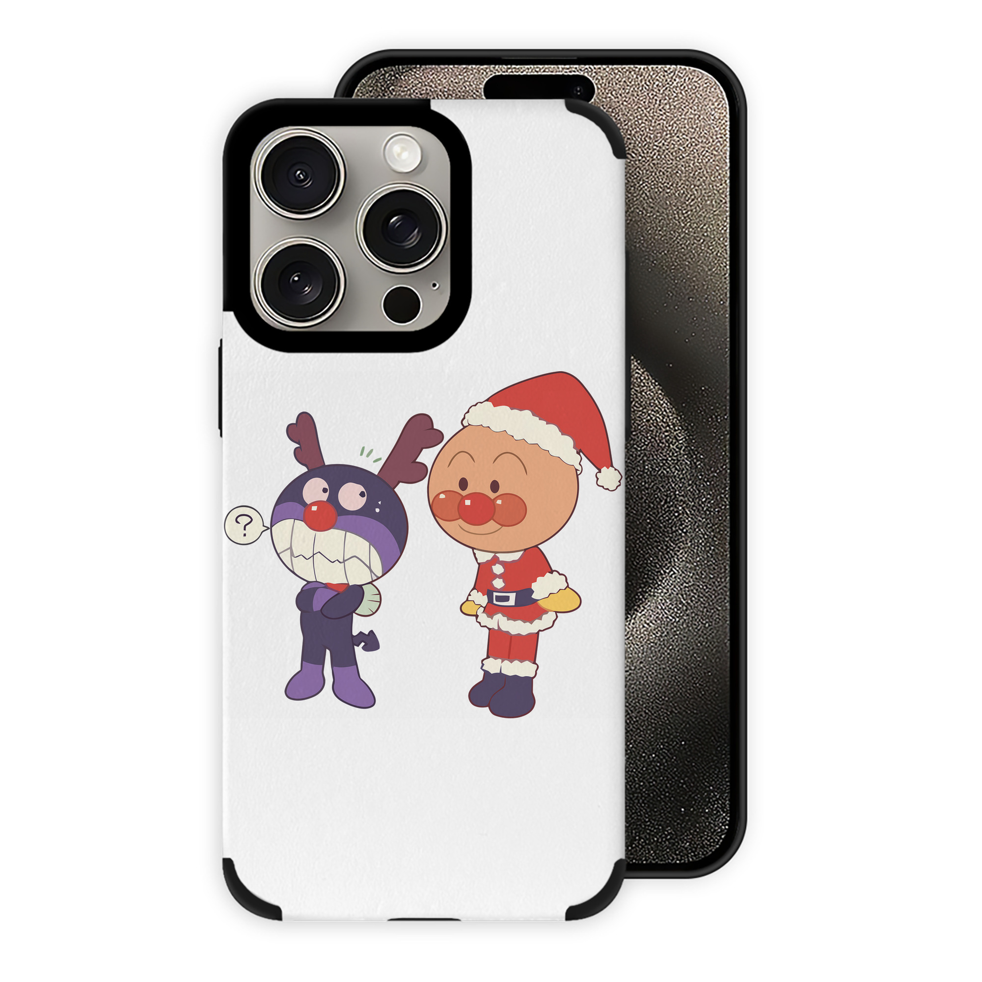 （画像用） アンパンマン Anpanman 【iPhone15ProMax対応】 PUレザー スマホケース 耐衝撃＆黄変防止