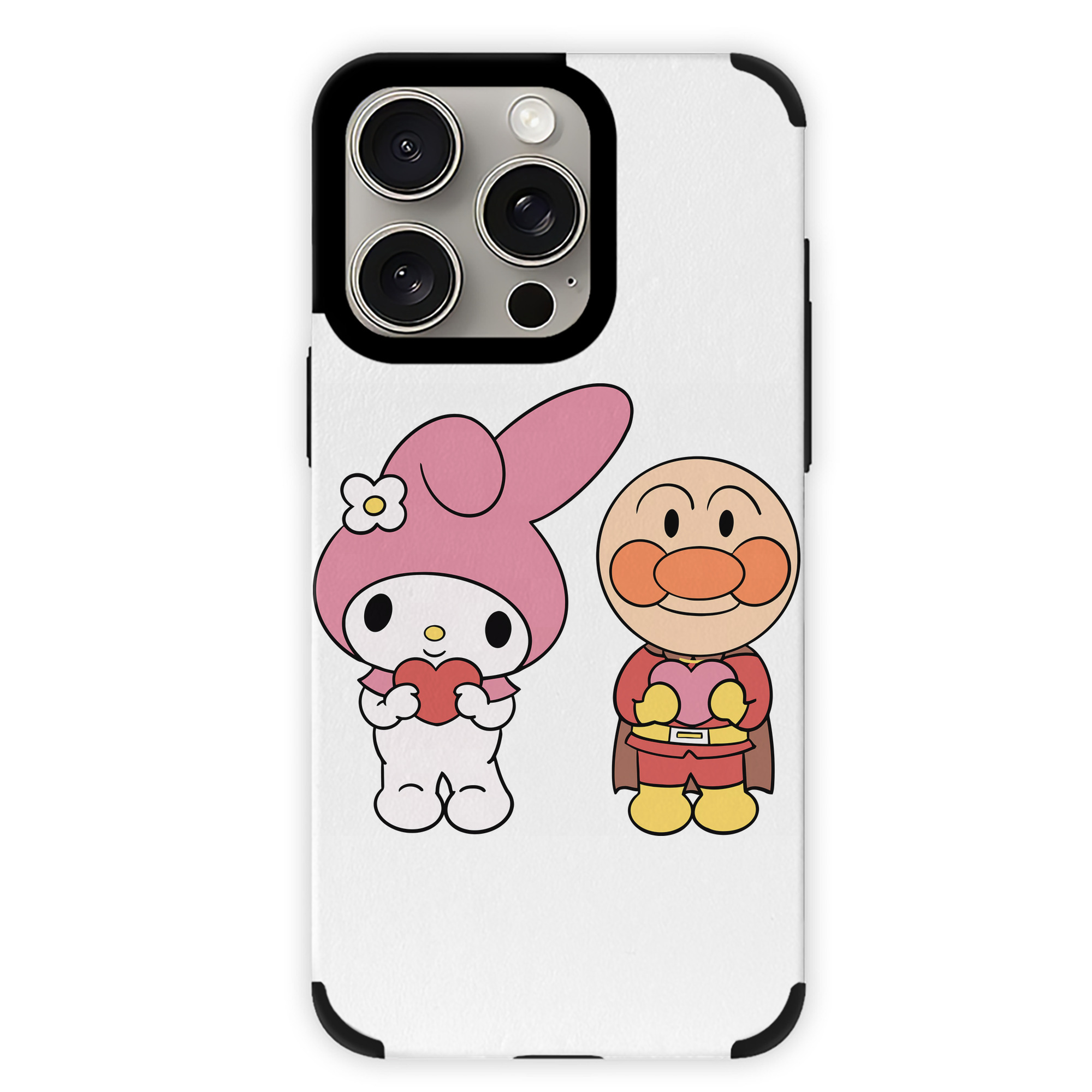 （画像用） アンパンマン Anpanman 【iPhone15ProMax対応】 PUレザー スマホケース 耐衝撃＆黄変防止