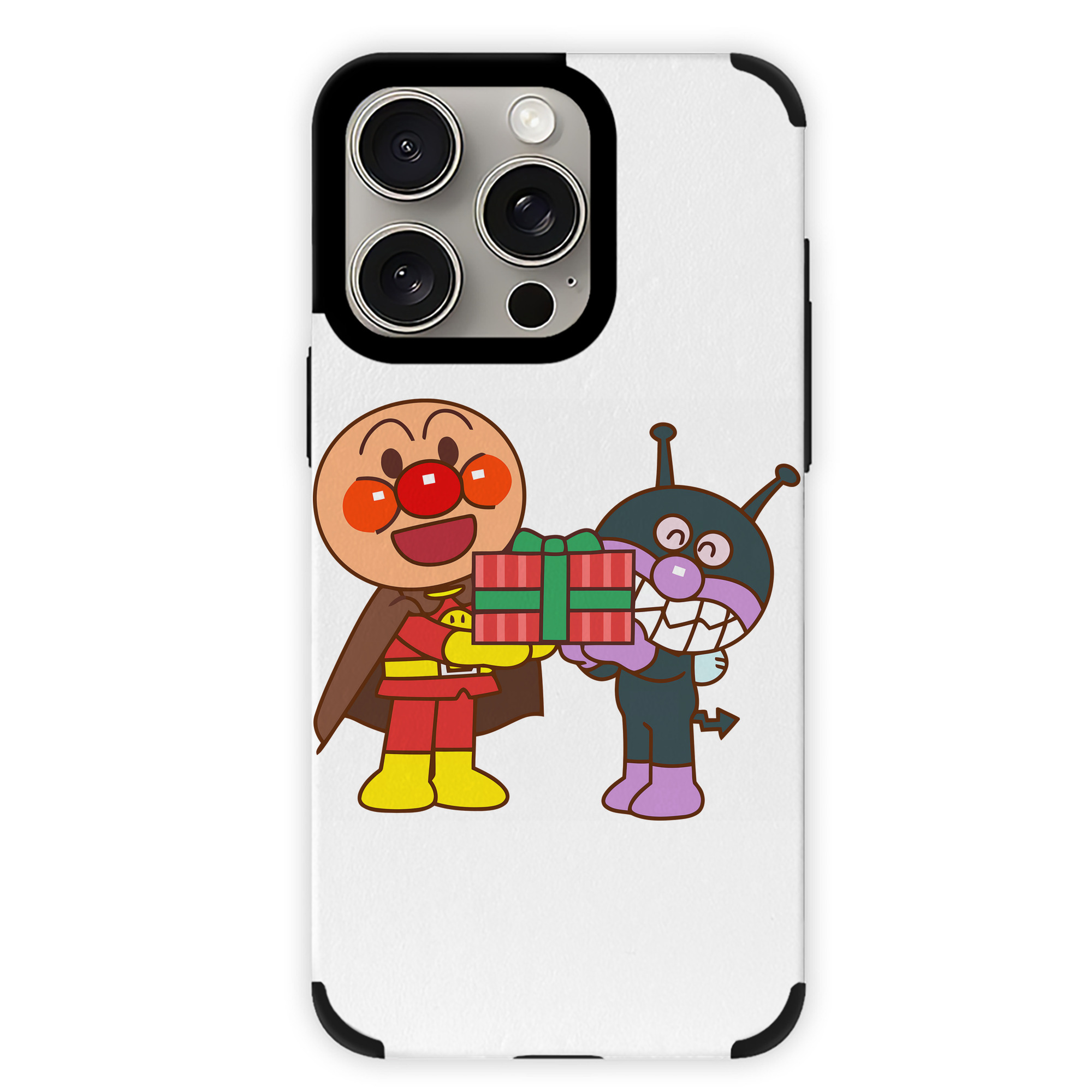 （画像用） アンパンマン Anpanman 【iPhone15ProMax対応】 PUレザー スマホケース 耐衝撃＆黄変防止