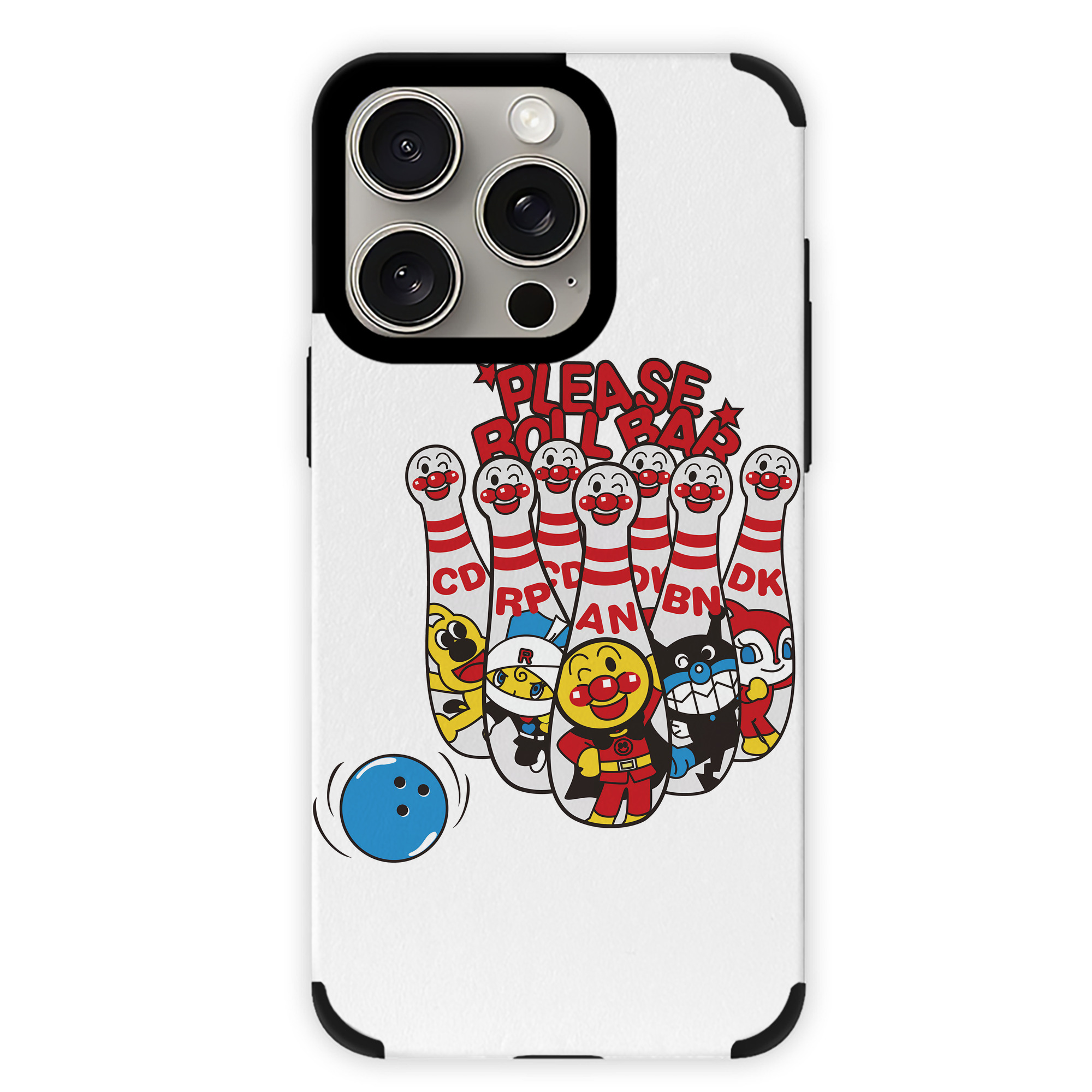 （画像用） アンパンマン Anpanman 【iPhone15ProMax対応】 PUレザー スマホケース 耐衝撃＆黄変防止
