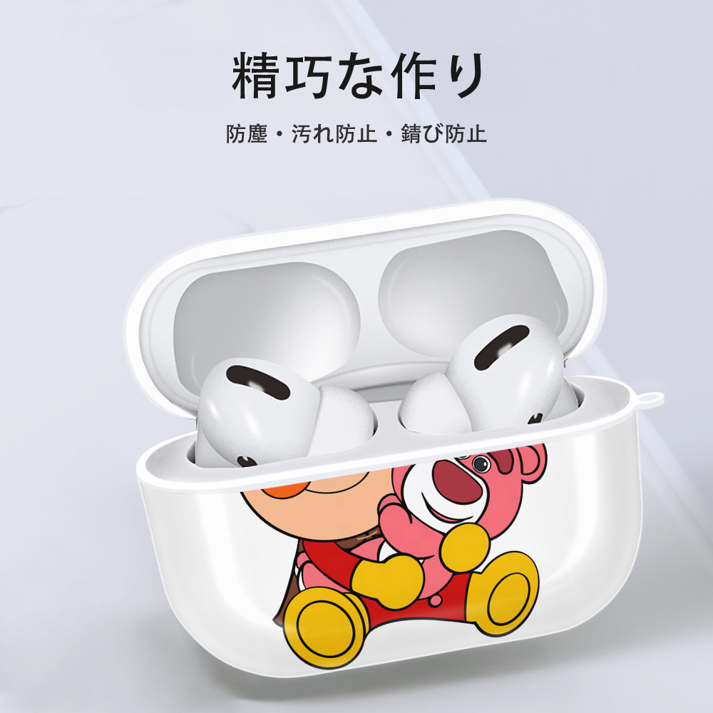 アンパンマン Anpanman 【AirPods Pro用】ハードシェル保護ケース 耐衝撃・防指紋・カラビナ付き商品仕様
