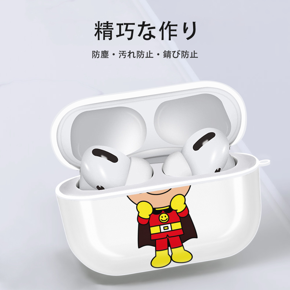 アンパンマン Anpanman 【AirPods Pro用】ハードシェル保護ケース 耐衝撃・防指紋・カラビナ付き商品仕様