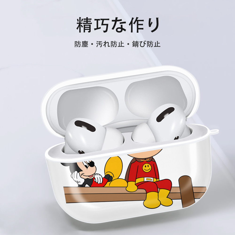 アンパンマン Anpanman 【AirPods Pro用】ハードシェル保護ケース 耐衝撃・防指紋・カラビナ付き商品仕様