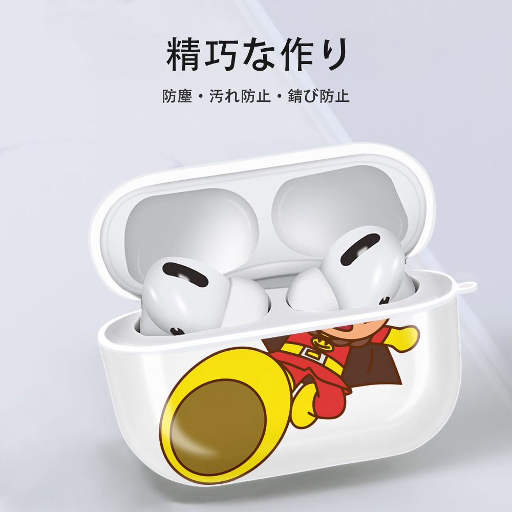 アンパンマン Anpanman 【AirPods Pro用】ハードシェル保護ケース 耐衝撃・防指紋・カラビナ付き商品仕様