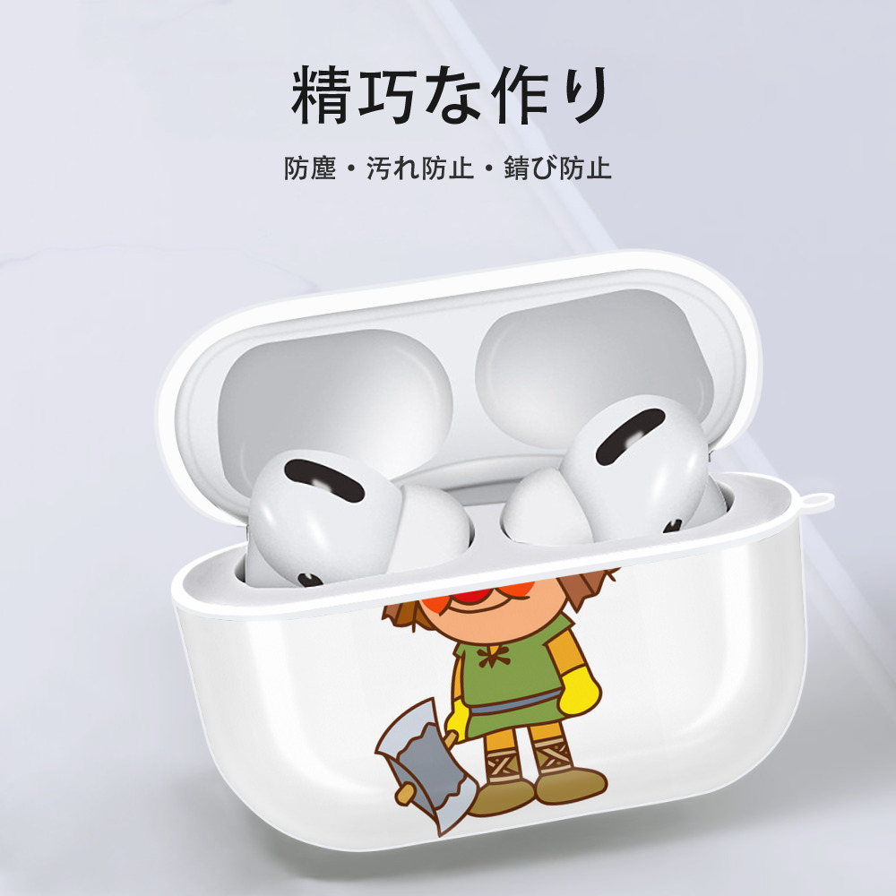 アンパンマン Anpanman 【AirPods Pro用】ハードシェル保護ケース 耐衝撃・防指紋・カラビナ付き商品仕様