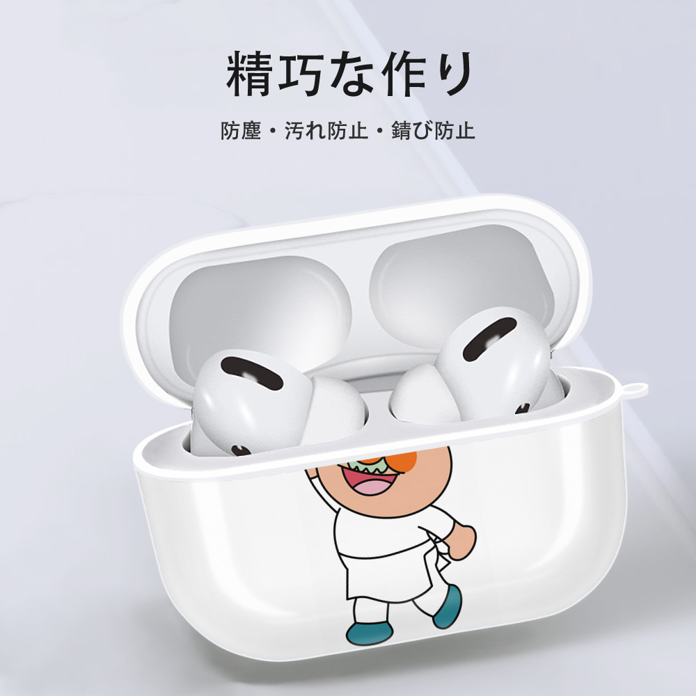 アンパンマン Anpanman 【AirPods Pro用】ハードシェル保護ケース 耐衝撃・防指紋・カラビナ付き商品仕様
