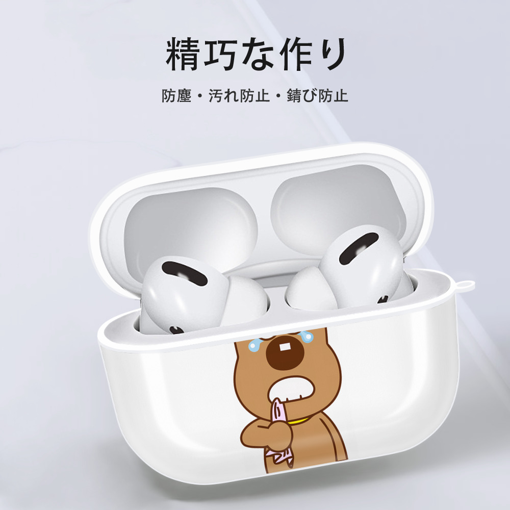 アンパンマン Anpanman 【AirPods Pro用】ハードシェル保護ケース 耐衝撃・防指紋・カラビナ付き商品仕様
