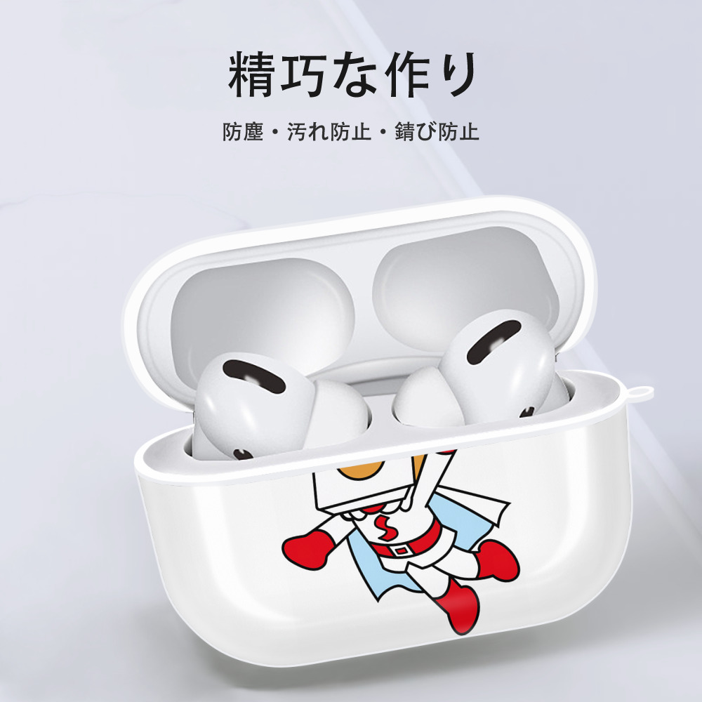 アンパンマン Anpanman 【AirPods Pro用】ハードシェル保護ケース 耐衝撃・防指紋・カラビナ付き商品仕様