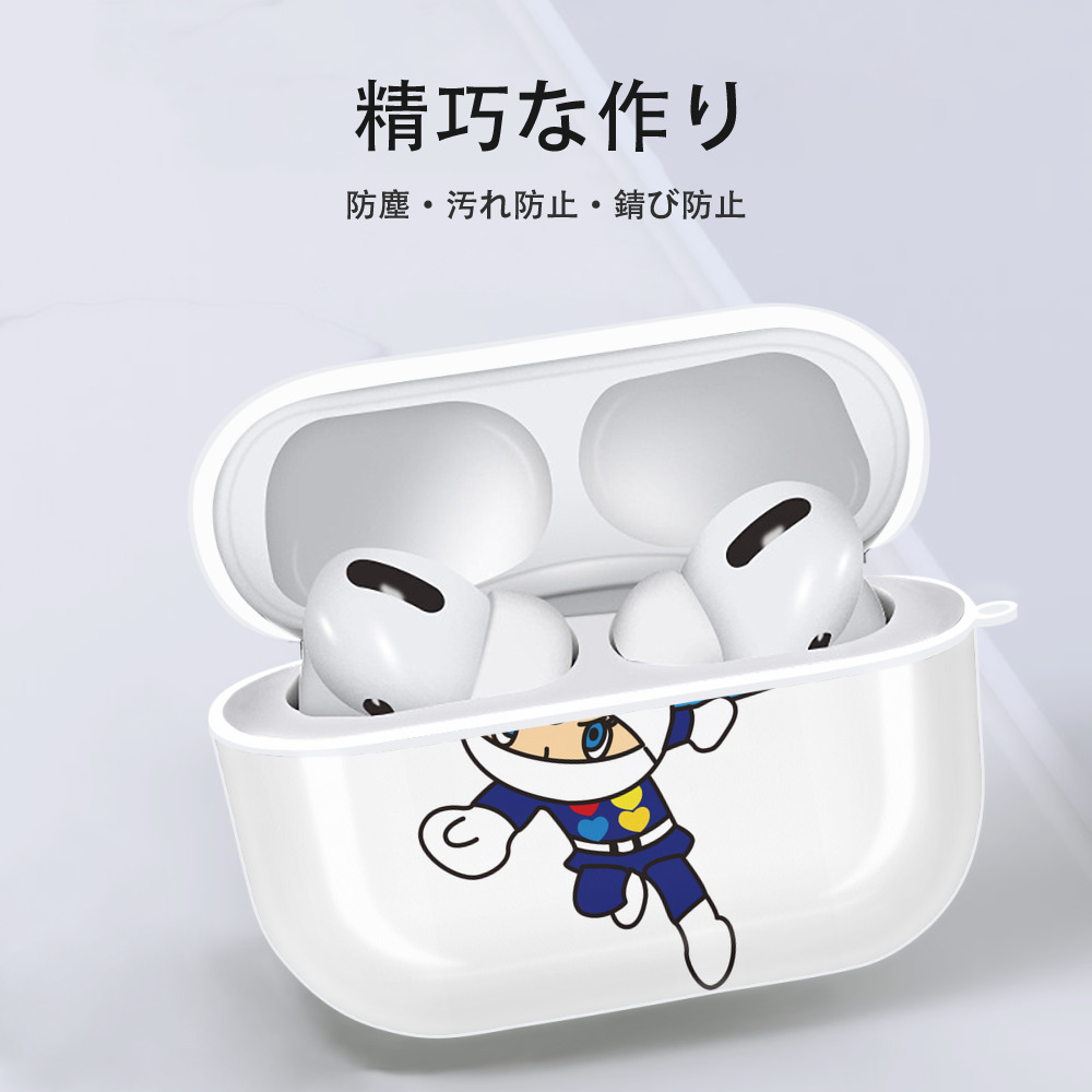 アンパンマン Anpanman 【AirPods Pro用】ハードシェル保護ケース 耐衝撃・防指紋・カラビナ付き商品仕様
