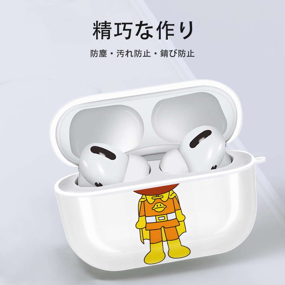 アンパンマン Anpanman 【AirPods Pro用】ハードシェル保護ケース 耐衝撃・防指紋・カラビナ付き商品仕様