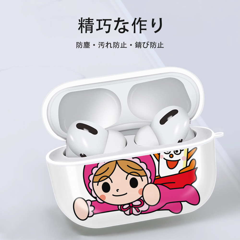 アンパンマン Anpanman 【AirPods Pro用】ハードシェル保護ケース 耐衝撃・防指紋・カラビナ付き商品仕様