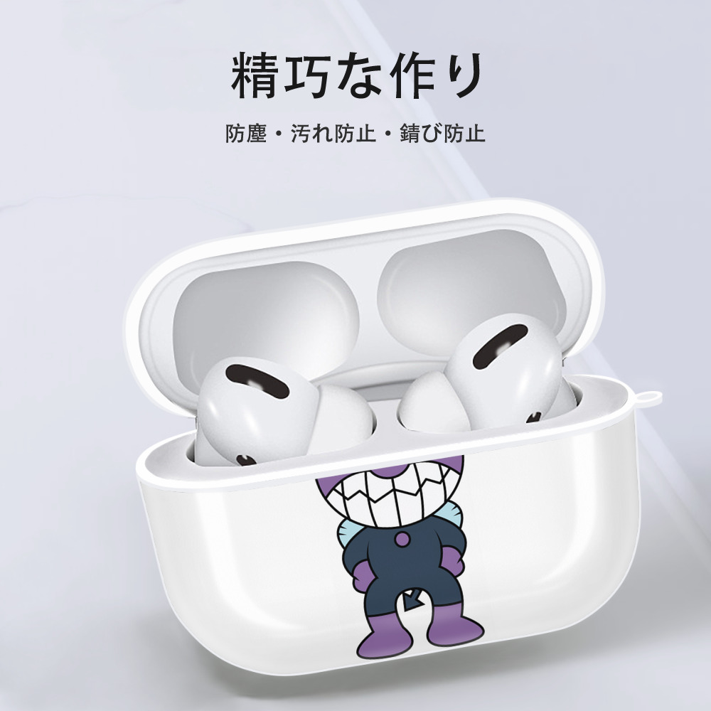 アンパンマン Anpanman 【AirPods Pro用】ハードシェル保護ケース 耐衝撃・防指紋・カラビナ付き商品仕様