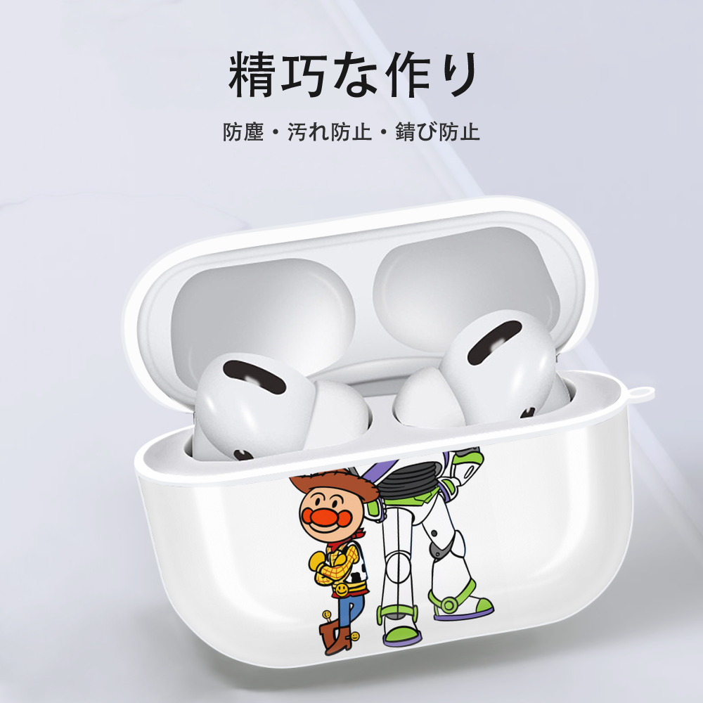 アンパンマン Anpanman 【AirPods Pro用】ハードシェル保護ケース 耐衝撃・防指紋・カラビナ付き商品仕様