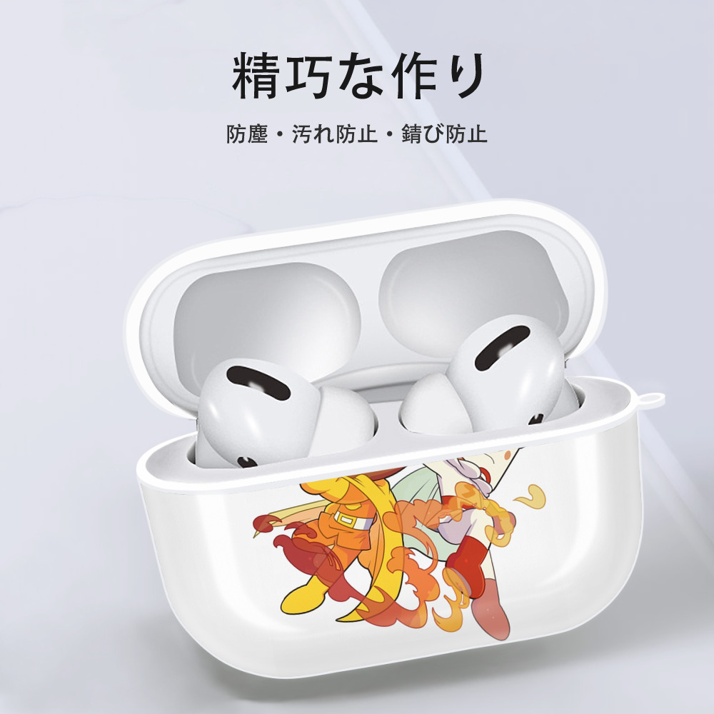 アンパンマン Anpanman 【AirPods Pro用】ハードシェル保護ケース 耐衝撃・防指紋・カラビナ付き商品仕様