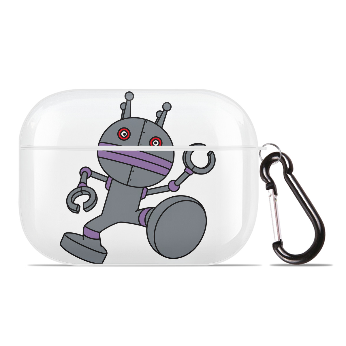（画像用） アンパンマン Anpanman 【AirPods Pro用】ハードシェル保護ケース 耐衝撃・防指紋・カラビナ付き商品仕様