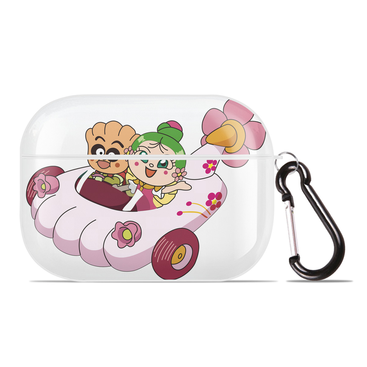 （画像用） アンパンマン Anpanman 【AirPods Pro用】ハードシェル保護ケース 耐衝撃・防指紋・カラビナ付き商品仕様