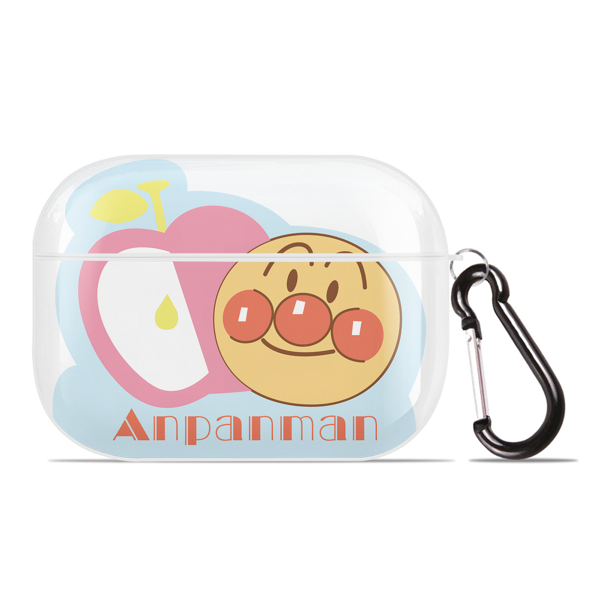（画像用） アンパンマン Anpanman 【AirPods Pro用】ハードシェル保護ケース 耐衝撃・防指紋・カラビナ付き商品仕様