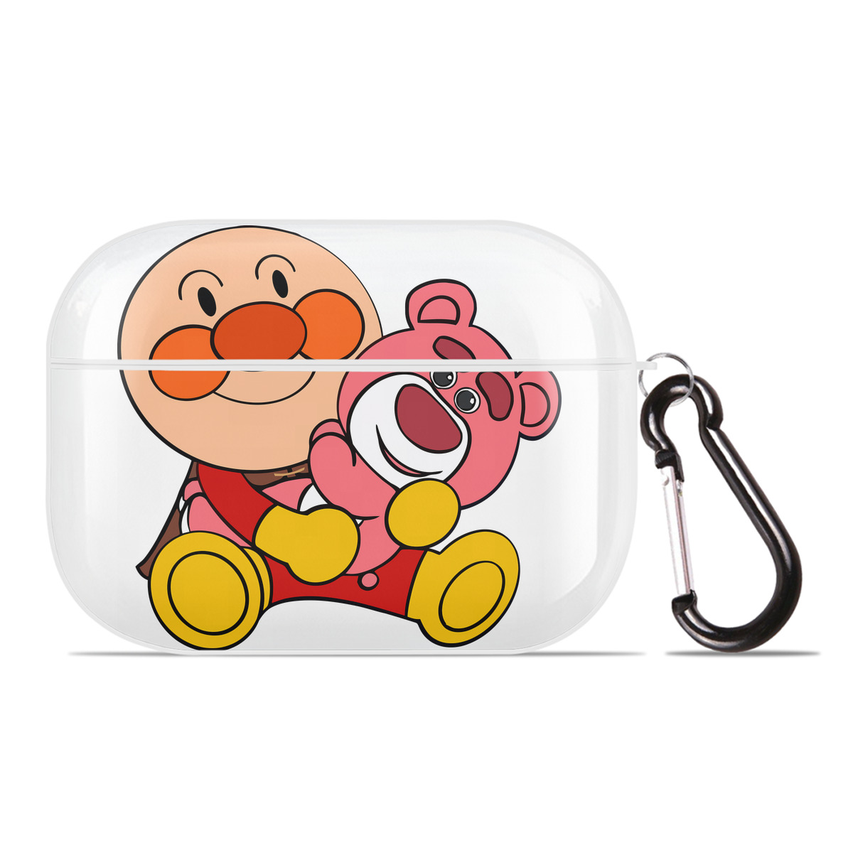 （画像用） アンパンマン Anpanman 【AirPods Pro用】ハードシェル保護ケース 耐衝撃・防指紋・カラビナ付き商品仕様