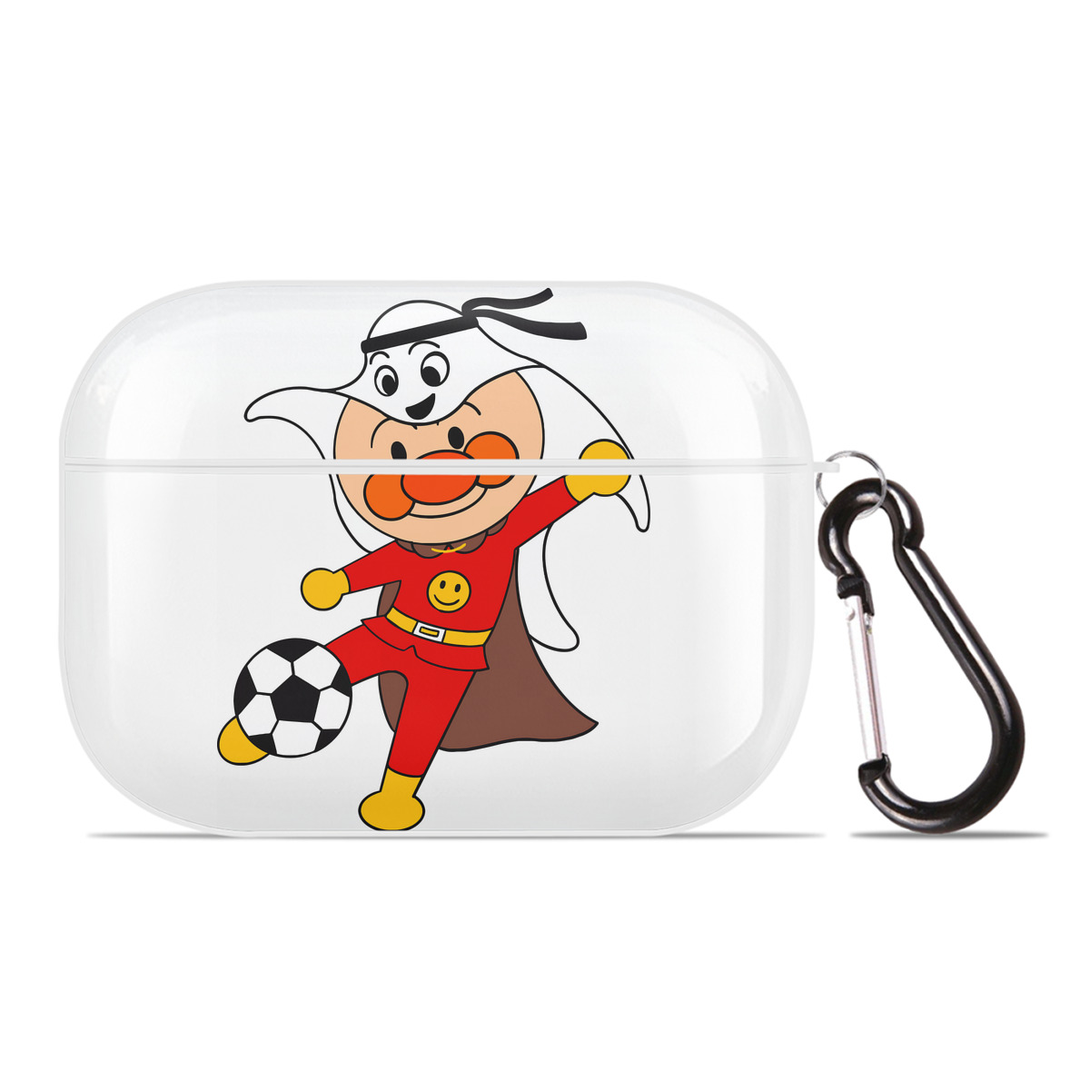 （画像用） アンパンマン Anpanman 【AirPods Pro用】ハードシェル保護ケース 耐衝撃・防指紋・カラビナ付き商品仕様