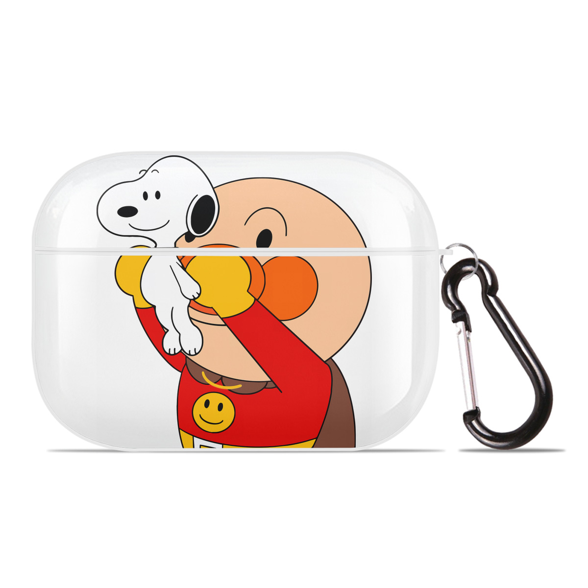 （画像用） アンパンマン Anpanman 【AirPods Pro用】ハードシェル保護ケース 耐衝撃・防指紋・カラビナ付き商品仕様