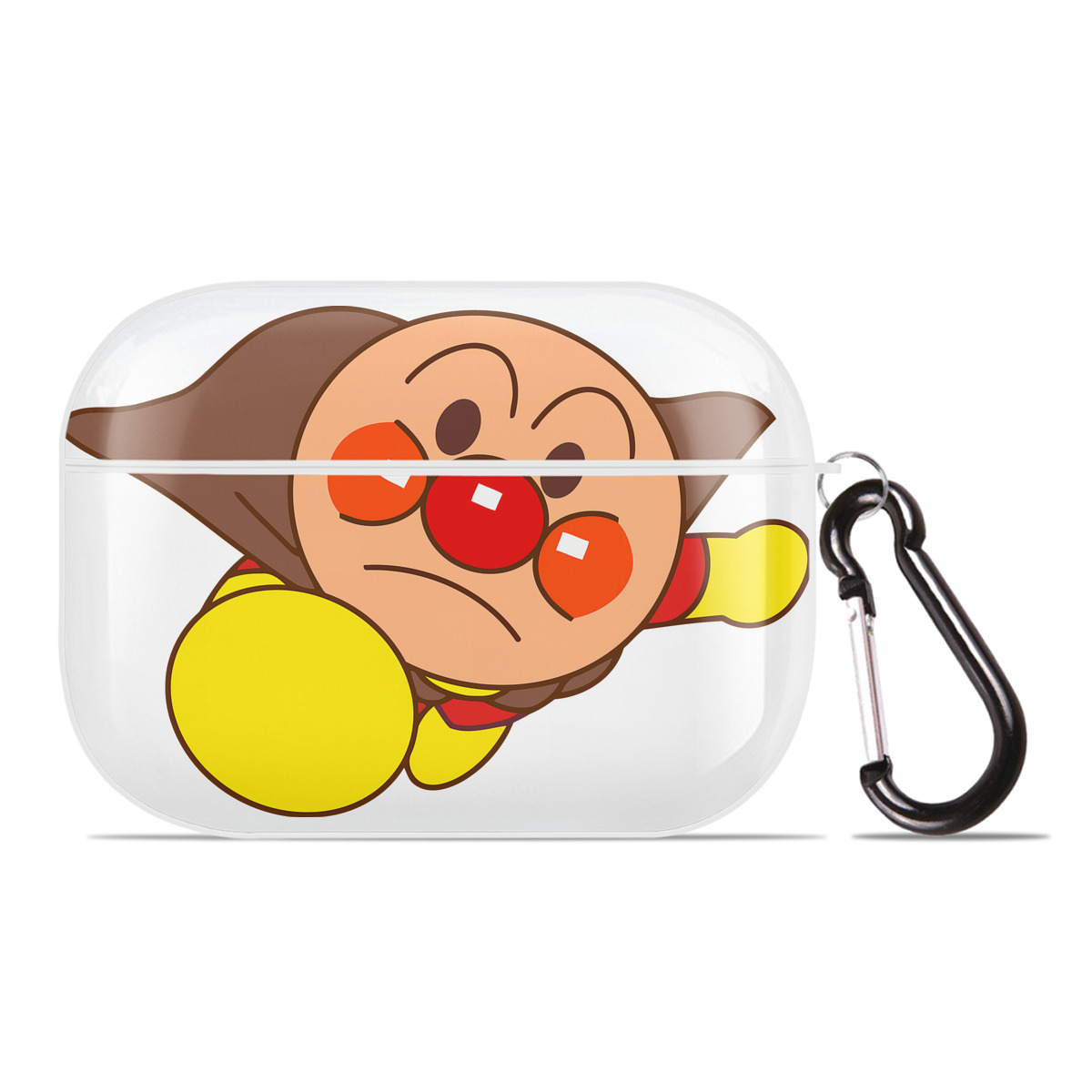 （画像用） アンパンマン Anpanman 【AirPods Pro用】ハードシェル保護ケース 耐衝撃・防指紋・カラビナ付き商品仕様