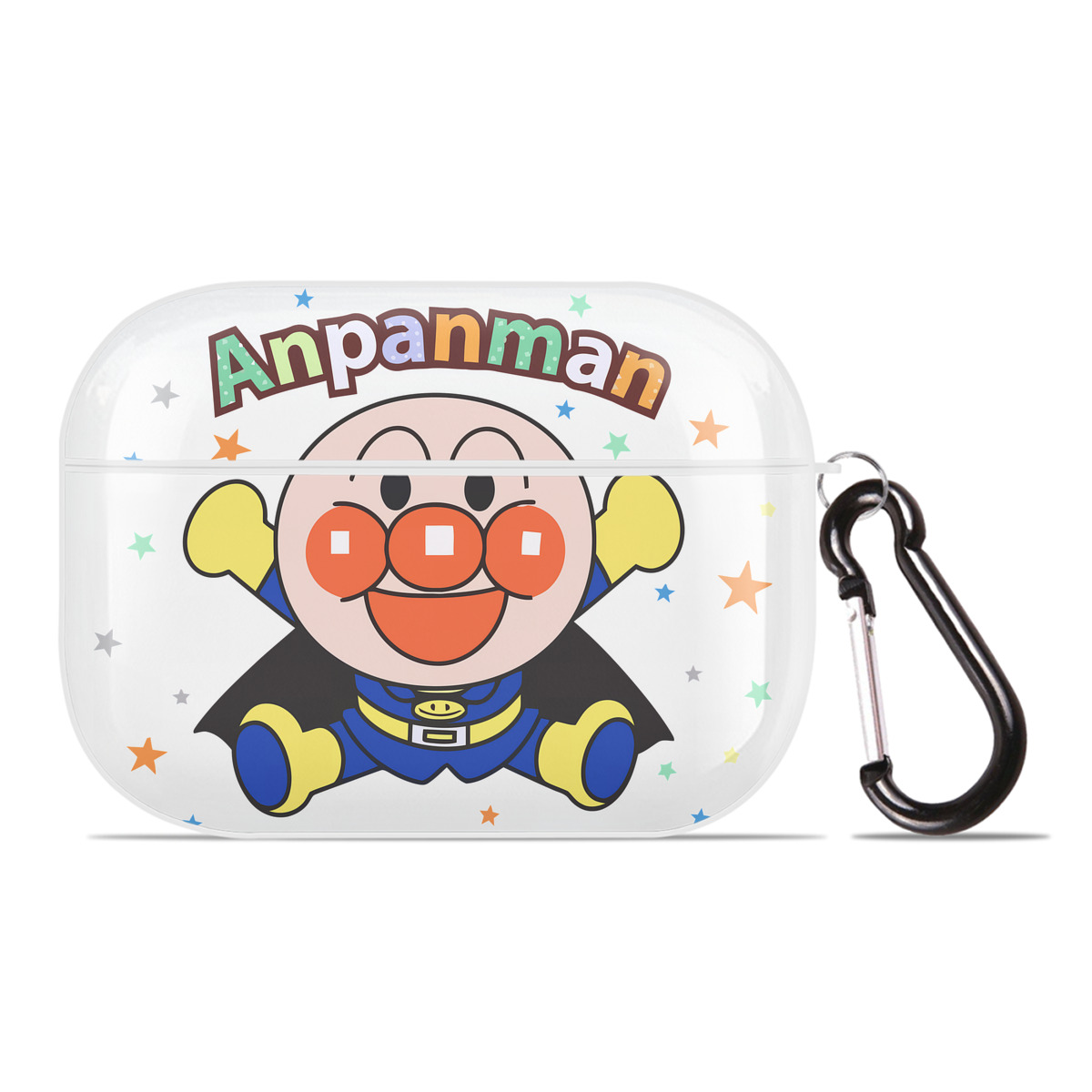 （画像用） アンパンマン Anpanman 【AirPods Pro用】ハードシェル保護ケース 耐衝撃・防指紋・カラビナ付き商品仕様
