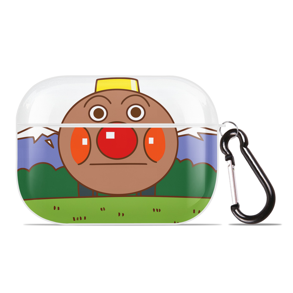 （画像用） アンパンマン Anpanman 【AirPods Pro用】ハードシェル保護ケース 耐衝撃・防指紋・カラビナ付き商品仕様