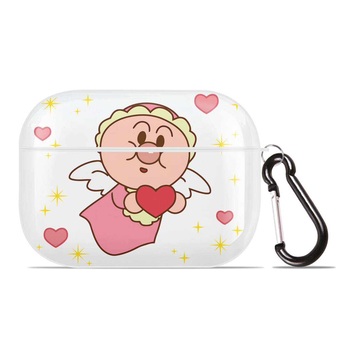 （画像用） アンパンマン Anpanman 【AirPods Pro用】ハードシェル保護ケース 耐衝撃・防指紋・カラビナ付き商品仕様